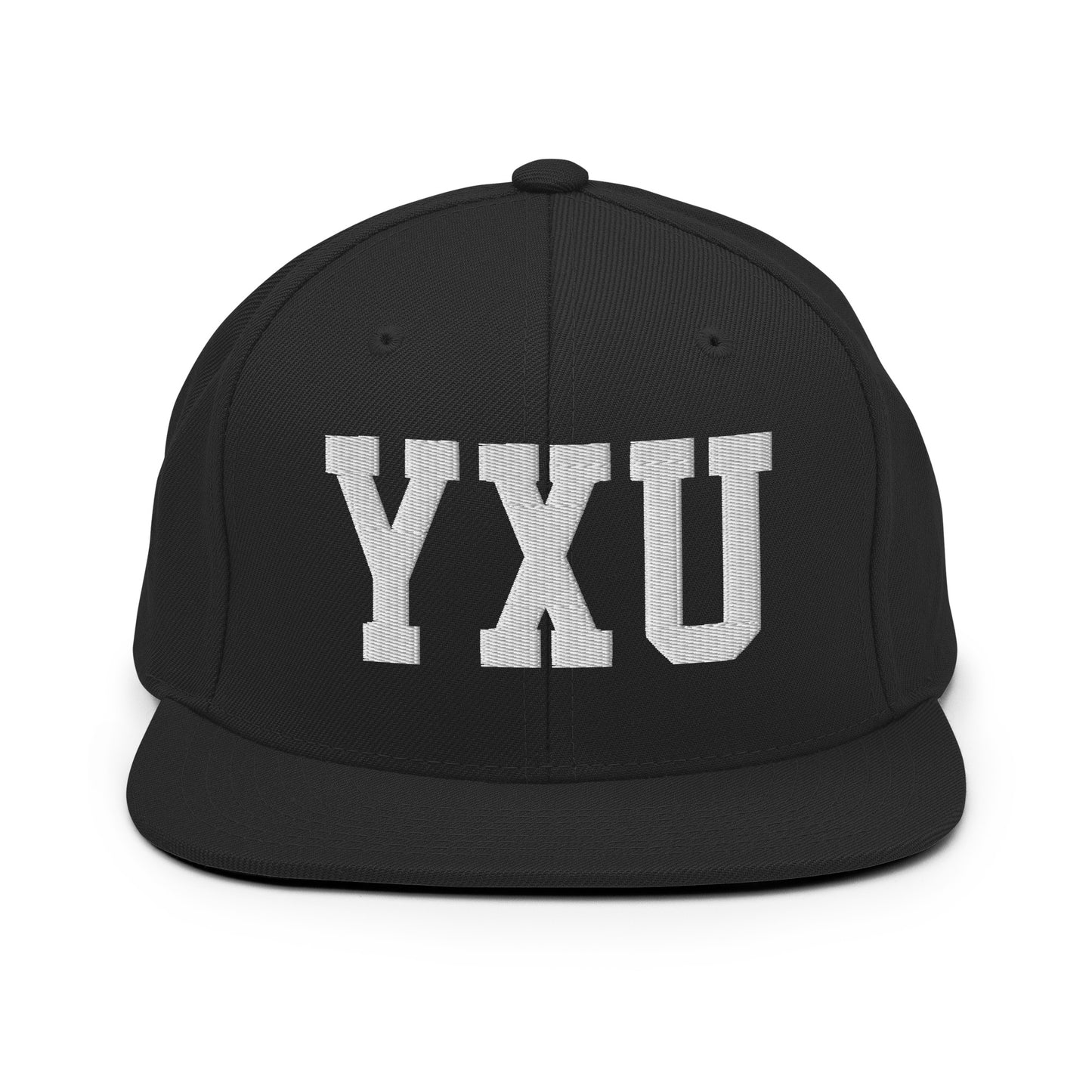College-Style Classic Snapback Hat • White • YXU London Souvenir • YHM Designs - Image 07