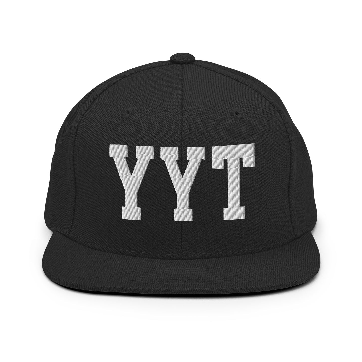 College-Style Classic Snapback Hat • White • YYT St. John's Souvenir • YHM Designs - Image 07