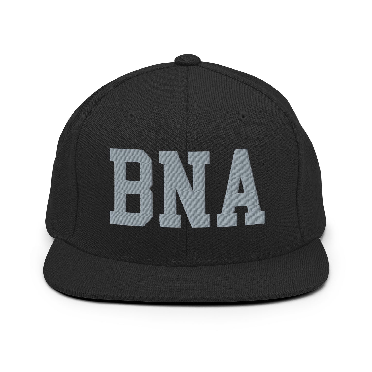 College-Style Classic Snapback Hat • Grey • BNA Nashville Souvenir • YHM Designs - Image 07