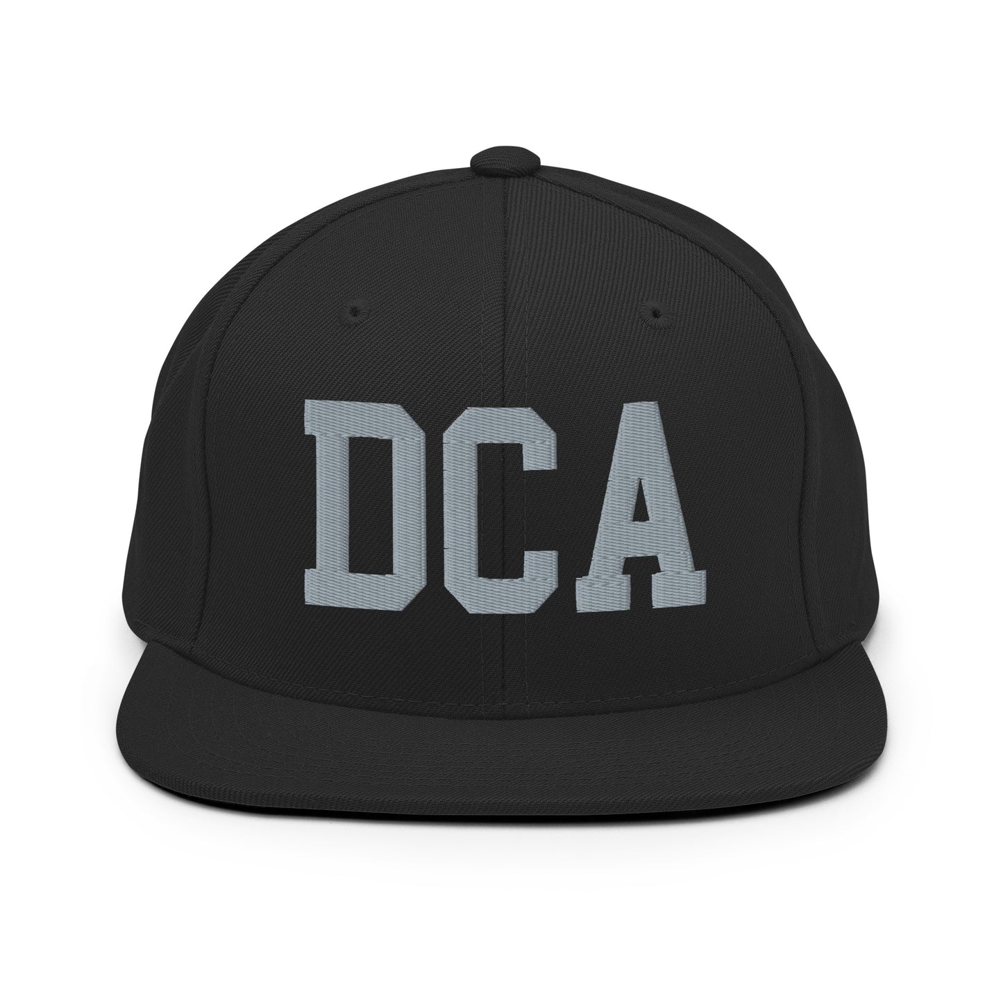 College-Style Classic Snapback Hat • Grey • DCA Washington • YHM Designs - Image 07