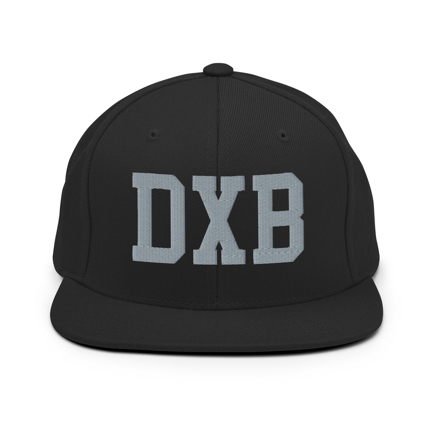 College-Style Classic Snapback Hat • Grey • DXB Dubai • YHM Designs - Image 07