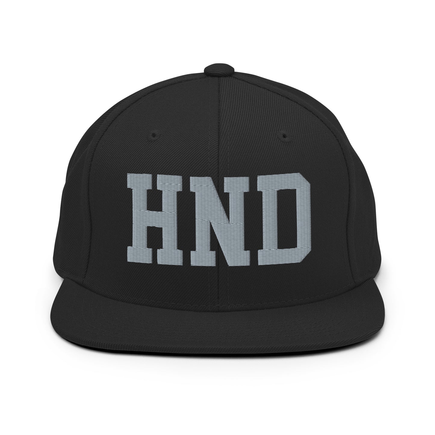 College-Style Classic Snapback Hat • Grey • HND Tokyo • YHM Designs - Image 07