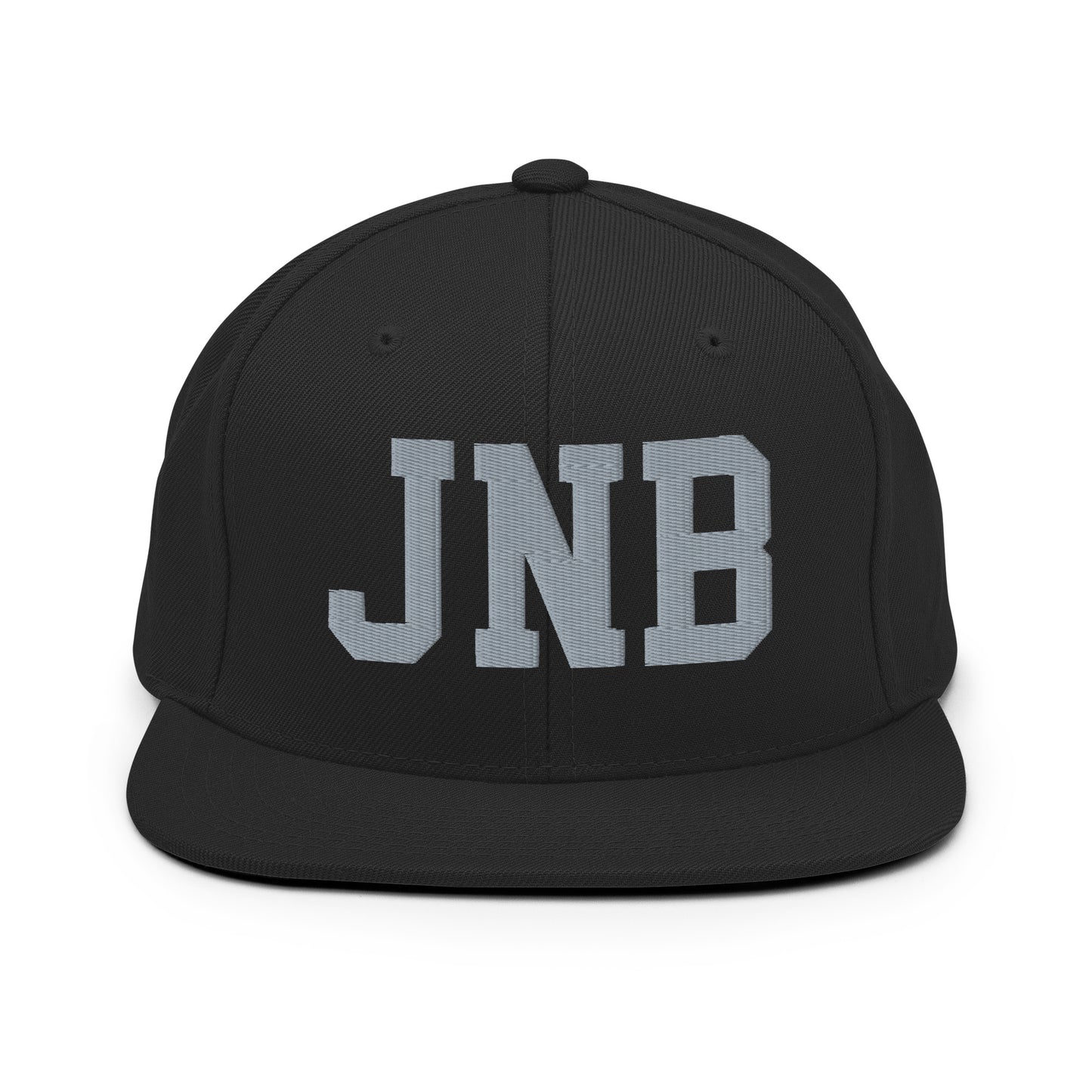 College-Style Classic Snapback Hat • Grey • JNB Johannesburg • YHM Designs - Image 07