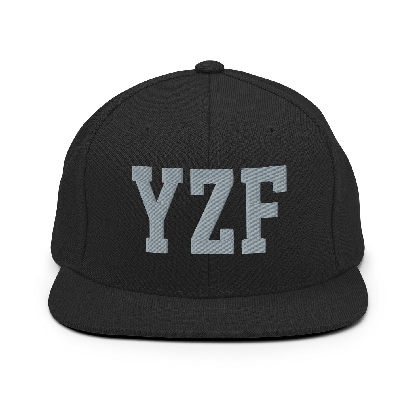 College-Style Classic Snapback Hat • Grey • YZF Yellowknife Souvenir • YHM Designs - Image 07
