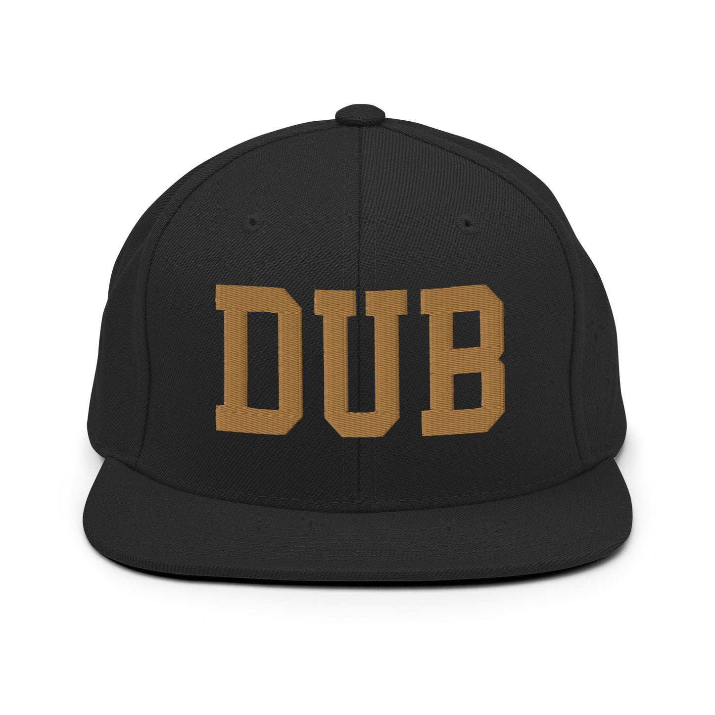 College-Style Classic Snapback Hat • Old Gold • DUB Dublin Souvenir • YHM Designs - Image 07
