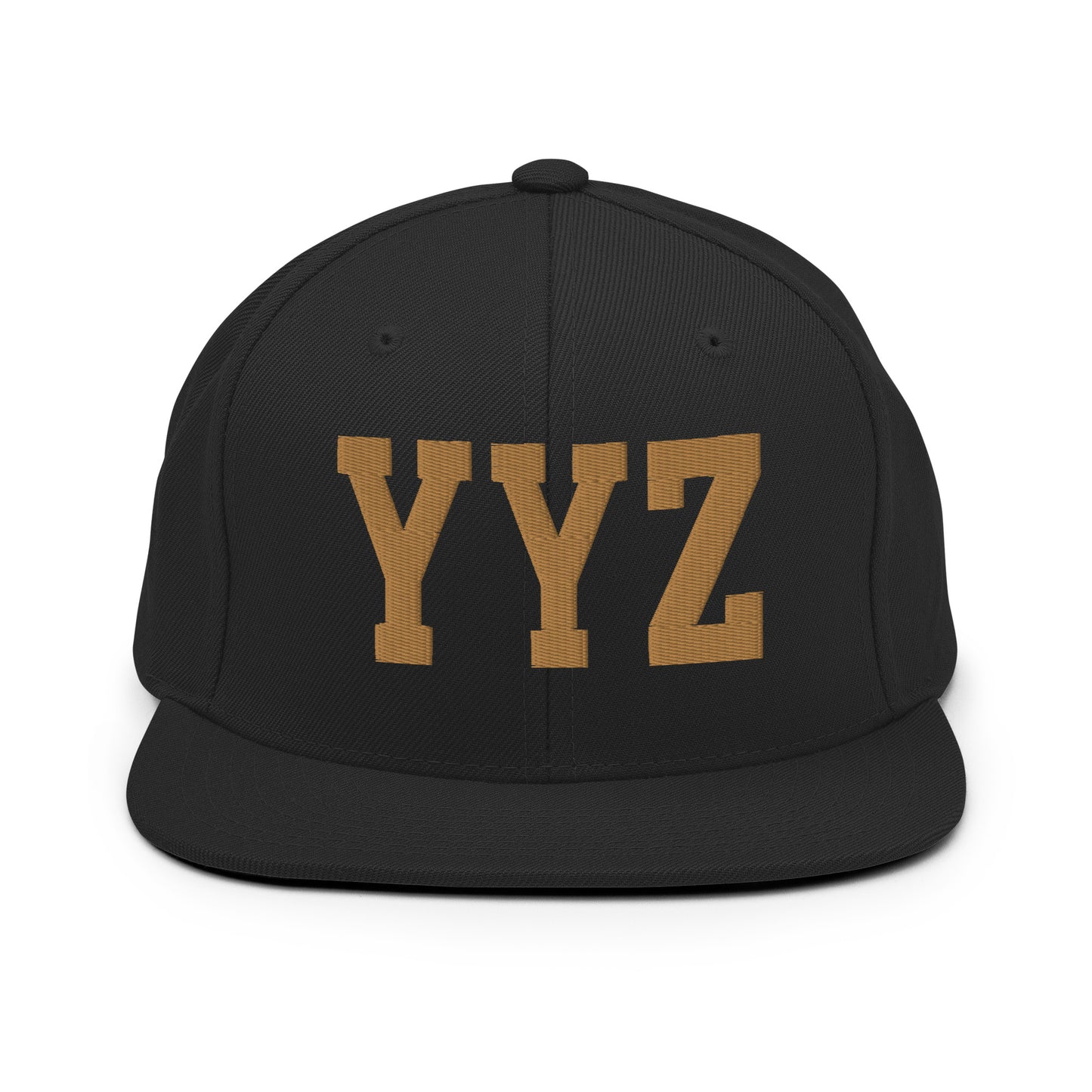 College-Style Classic Snapback Hat • Old Gold • YYZ Toronto Souvenir • YHM Designs - Image 07