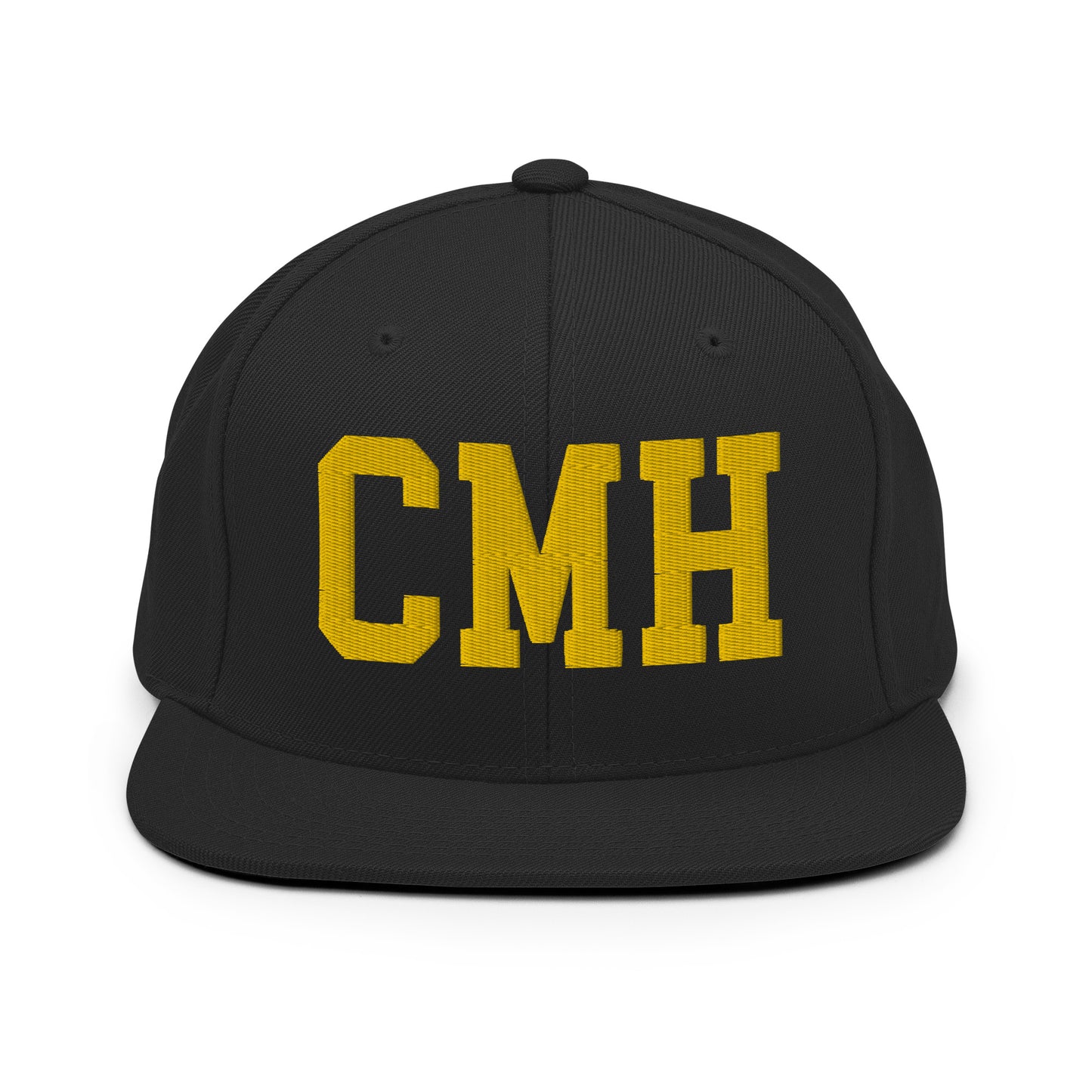 College-Style Classic Snapback Hat • Gold • CMH Columbus • YHM Designs - Image 07