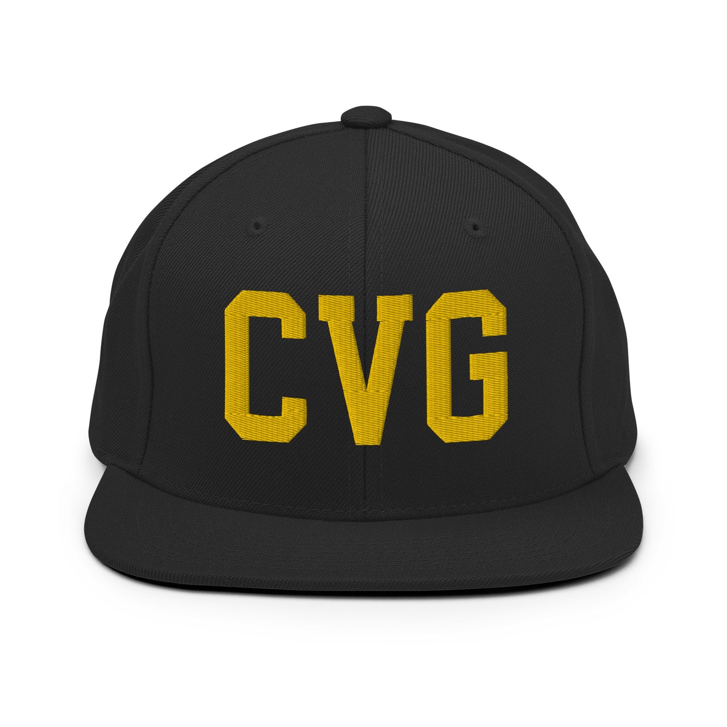 College-Style Classic Snapback Hat • Gold • CVG Cincinnati • YHM Designs - Image 07