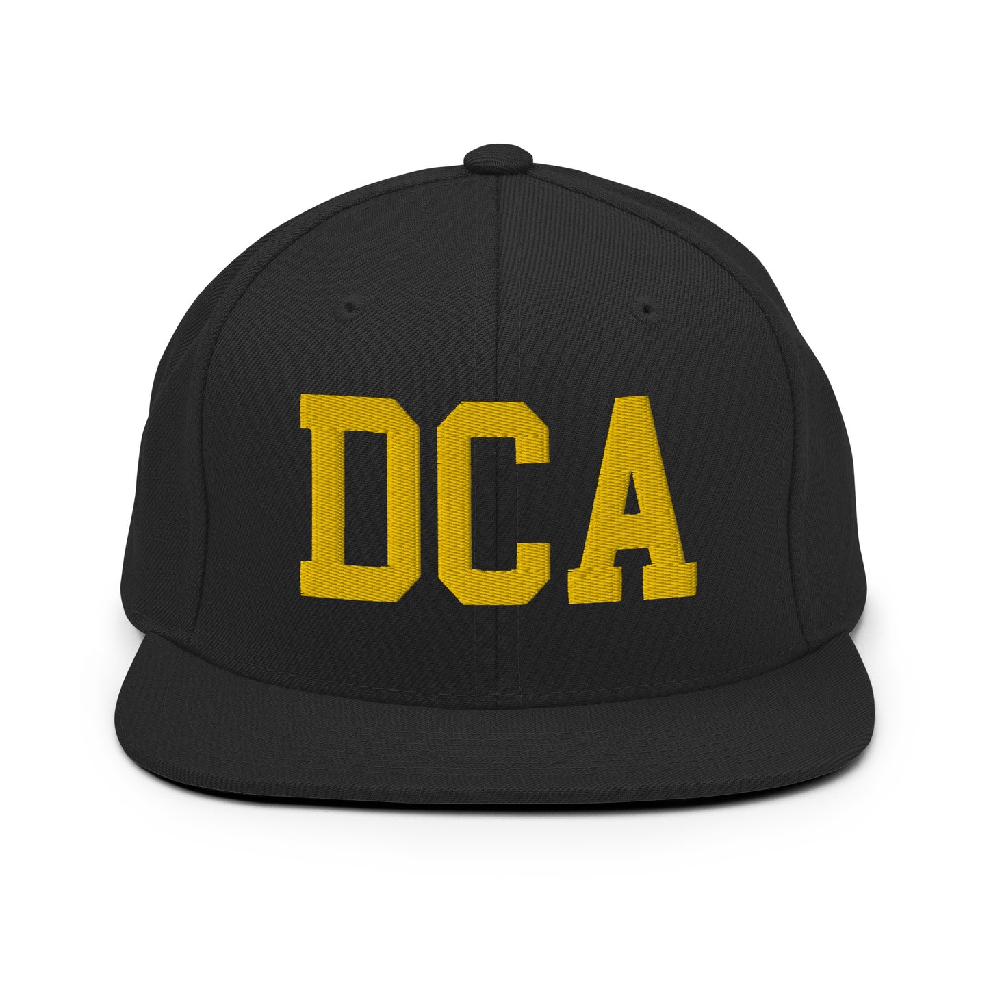 College-Style Classic Snapback Hat • Gold • DCA Washington • YHM Designs - Image 07