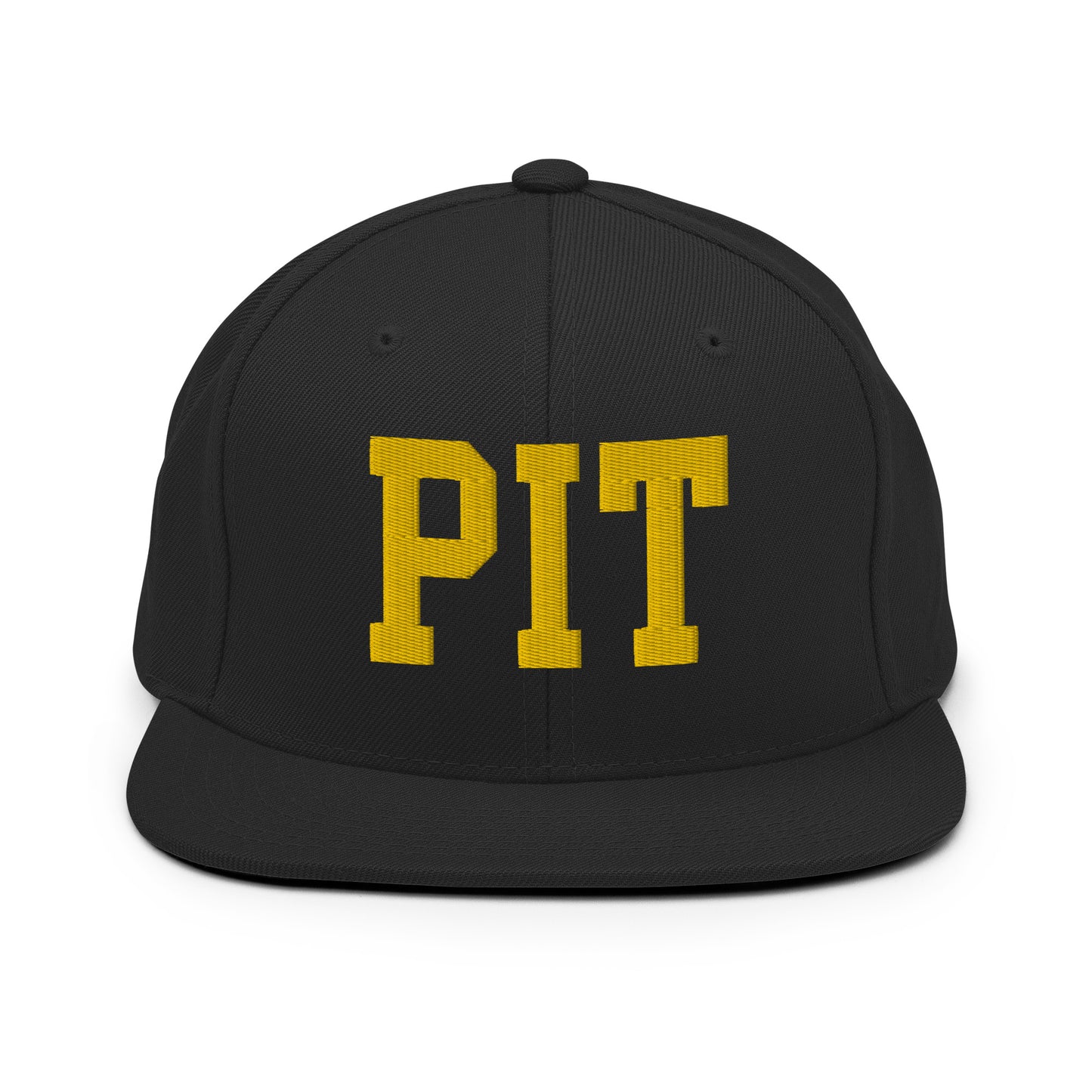 College-Style Classic Snapback Hat • Gold • PIT Pittsburgh • YHM Designs - Image 07