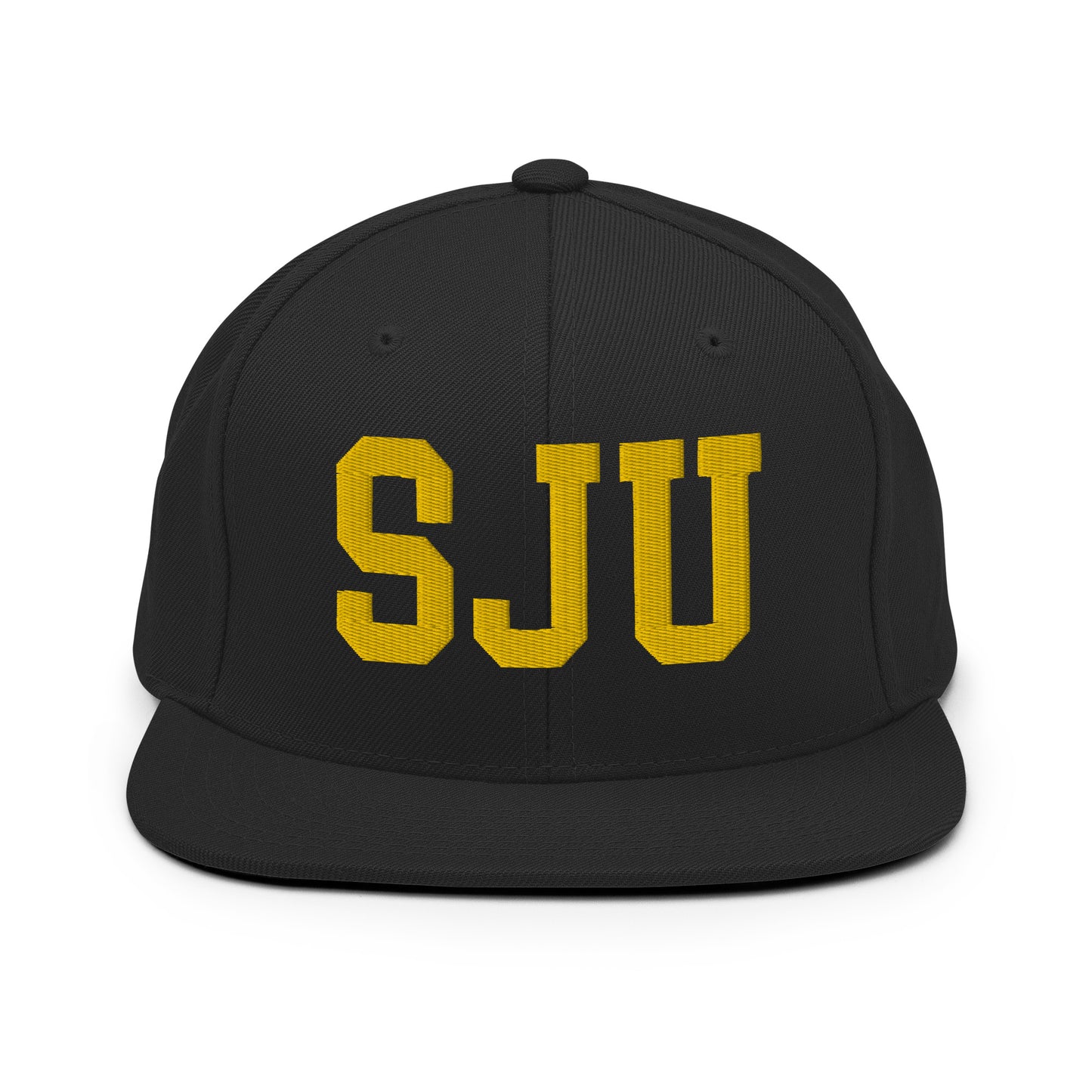 College-Style Classic Snapback Hat • Gold • SJU San Juan • YHM Designs - Image 07