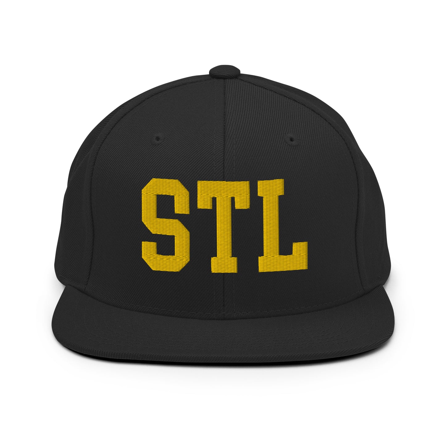College-Style Classic Snapback Hat • Gold • STL St. Louis • YHM Designs - Image 07