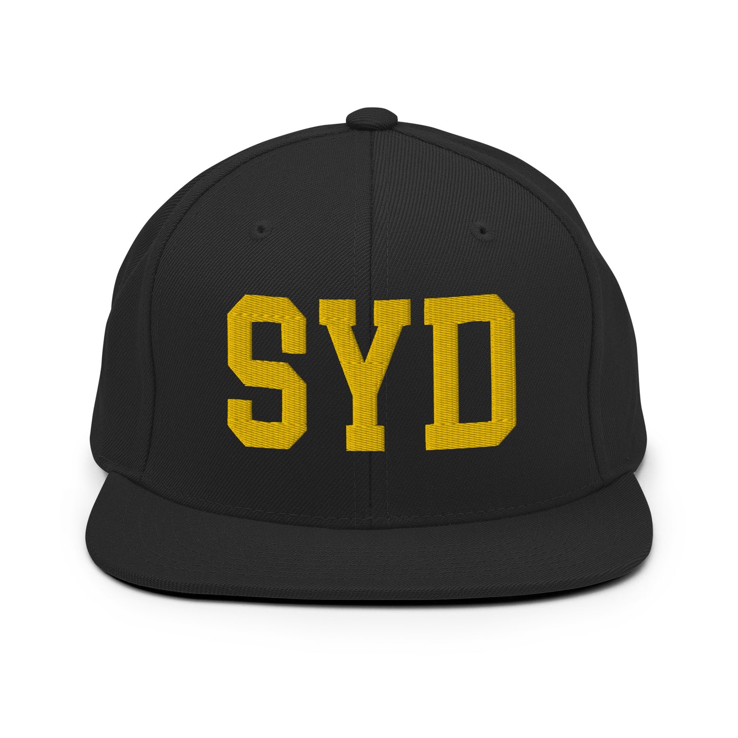 College-Style Classic Snapback Hat • Gold • SYD Sydney • YHM Designs - Image 07