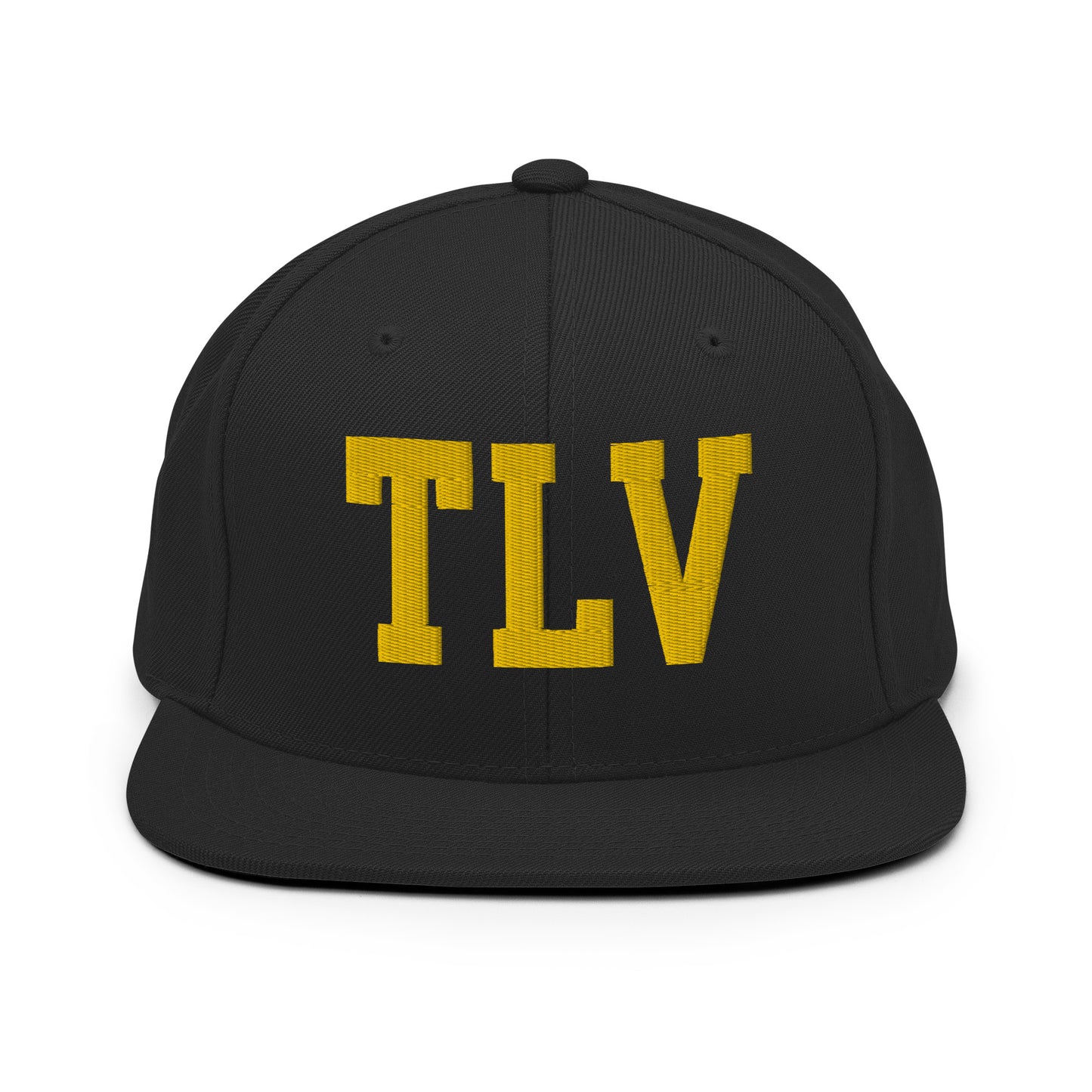 College-Style Classic Snapback Hat • Gold • TLV Tel Aviv • YHM Designs - Image 07