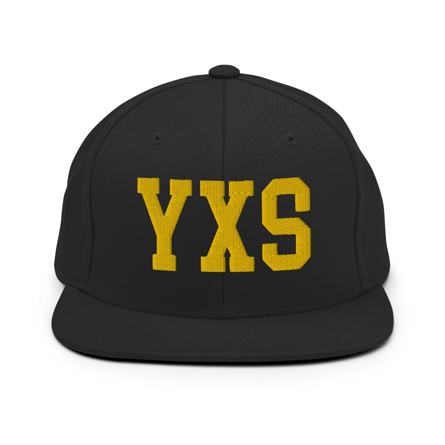 College-Style Classic Snapback Hat • Gold • YXS Prince George • YHM Designs - Image 07