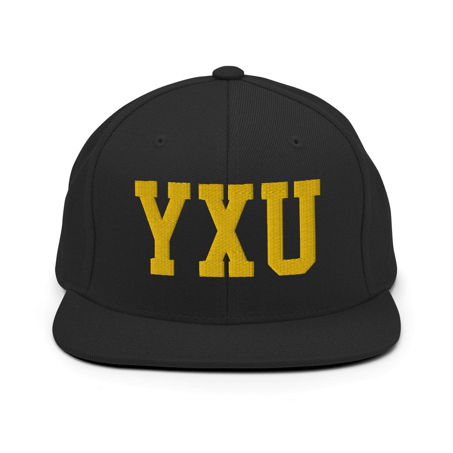 College-Style Classic Snapback Hat • Gold • YXU London • YHM Designs - Image 07