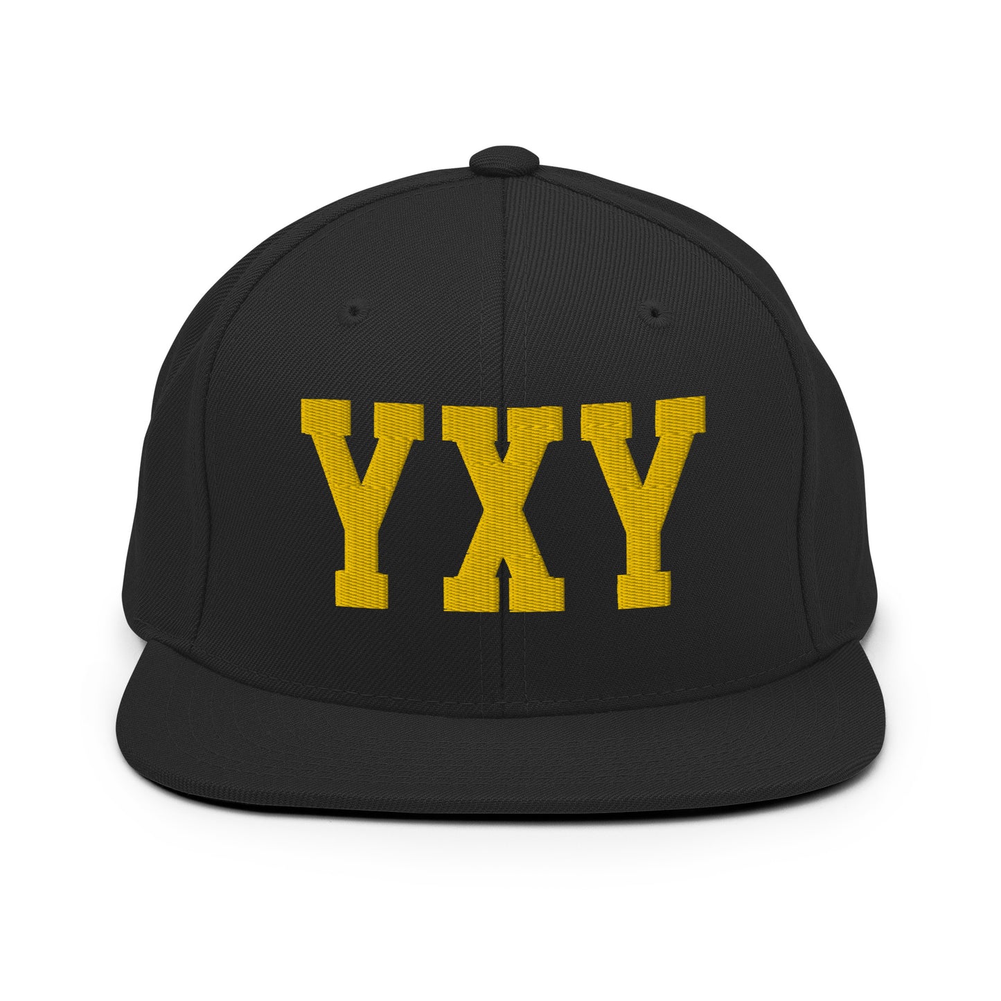 College-Style Classic Snapback Hat • Gold • YXY Whitehorse • YHM Designs - Image 07