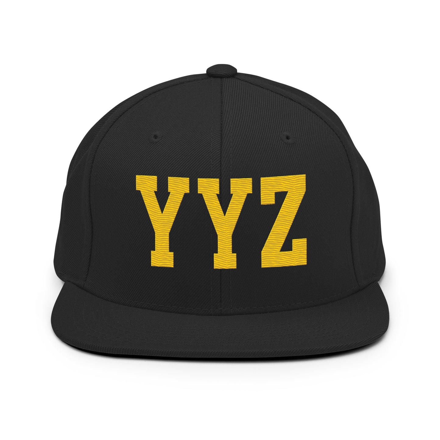College-Style Classic Snapback Hat • Gold • YYZ Toronto • YHM Designs - Image 07