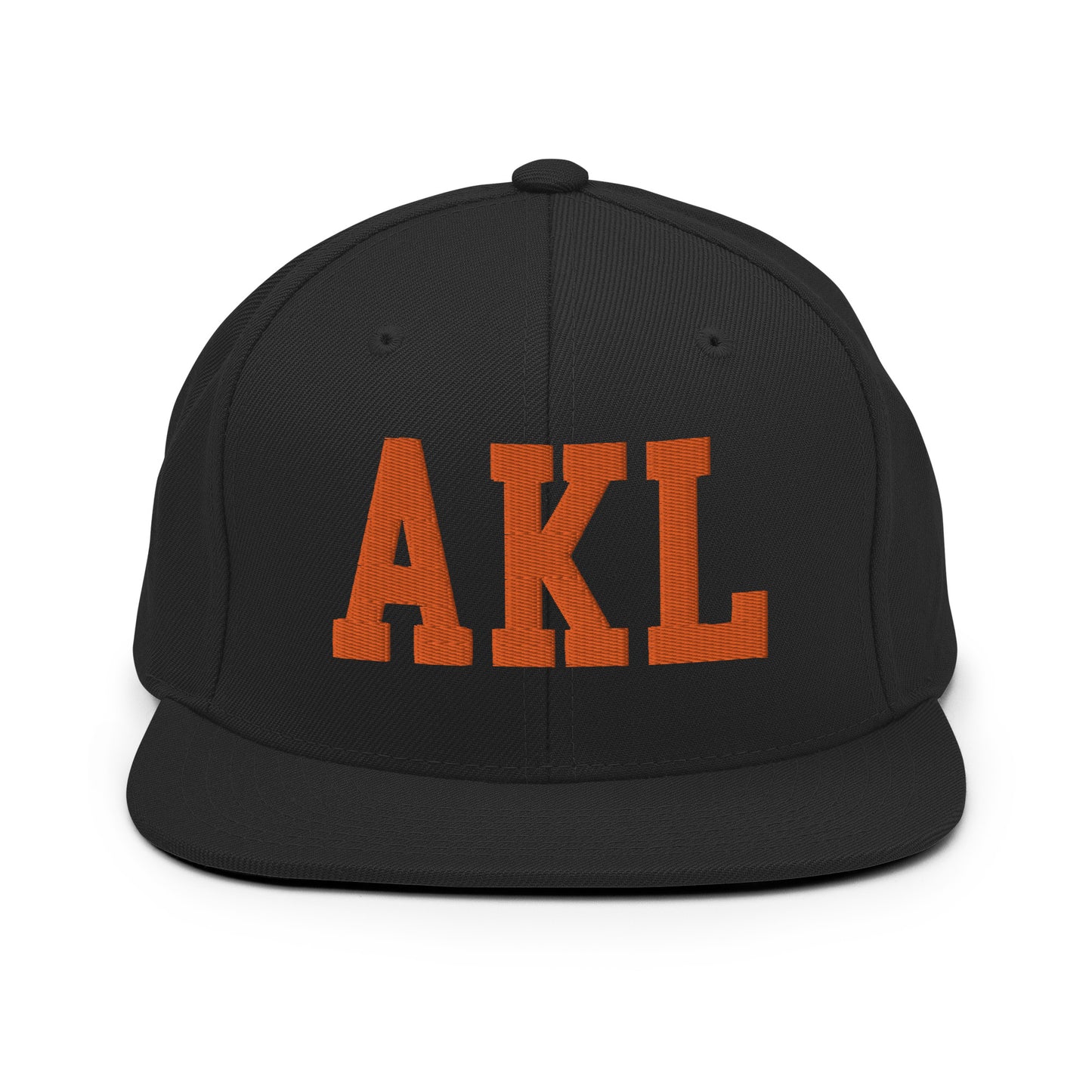 College-Style Classic Snapback Hat • Orange • AKL Auckland • YHM Designs - Image 07