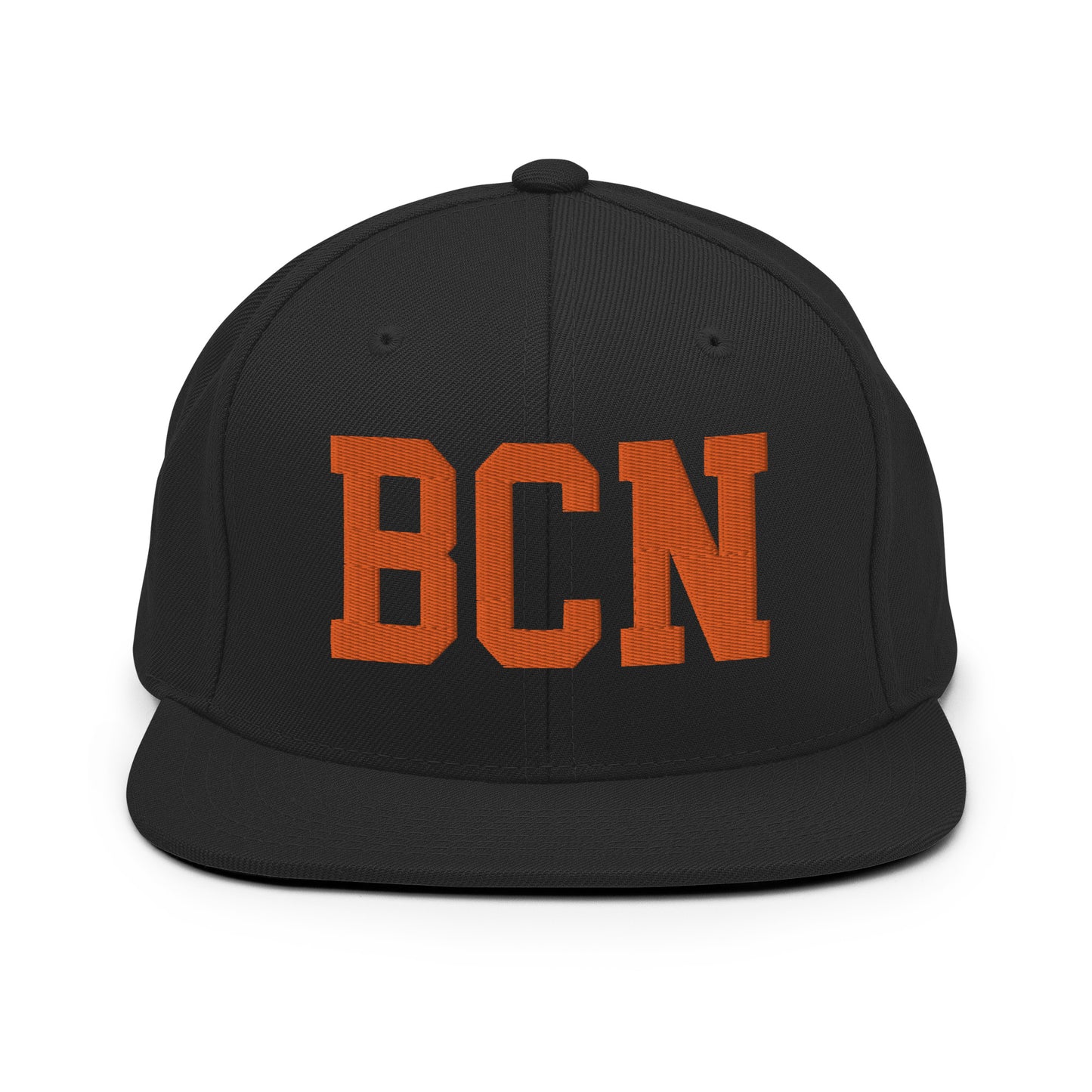 College-Style Classic Snapback Hat • Orange • BCN Barcelona • YHM Designs - Image 07