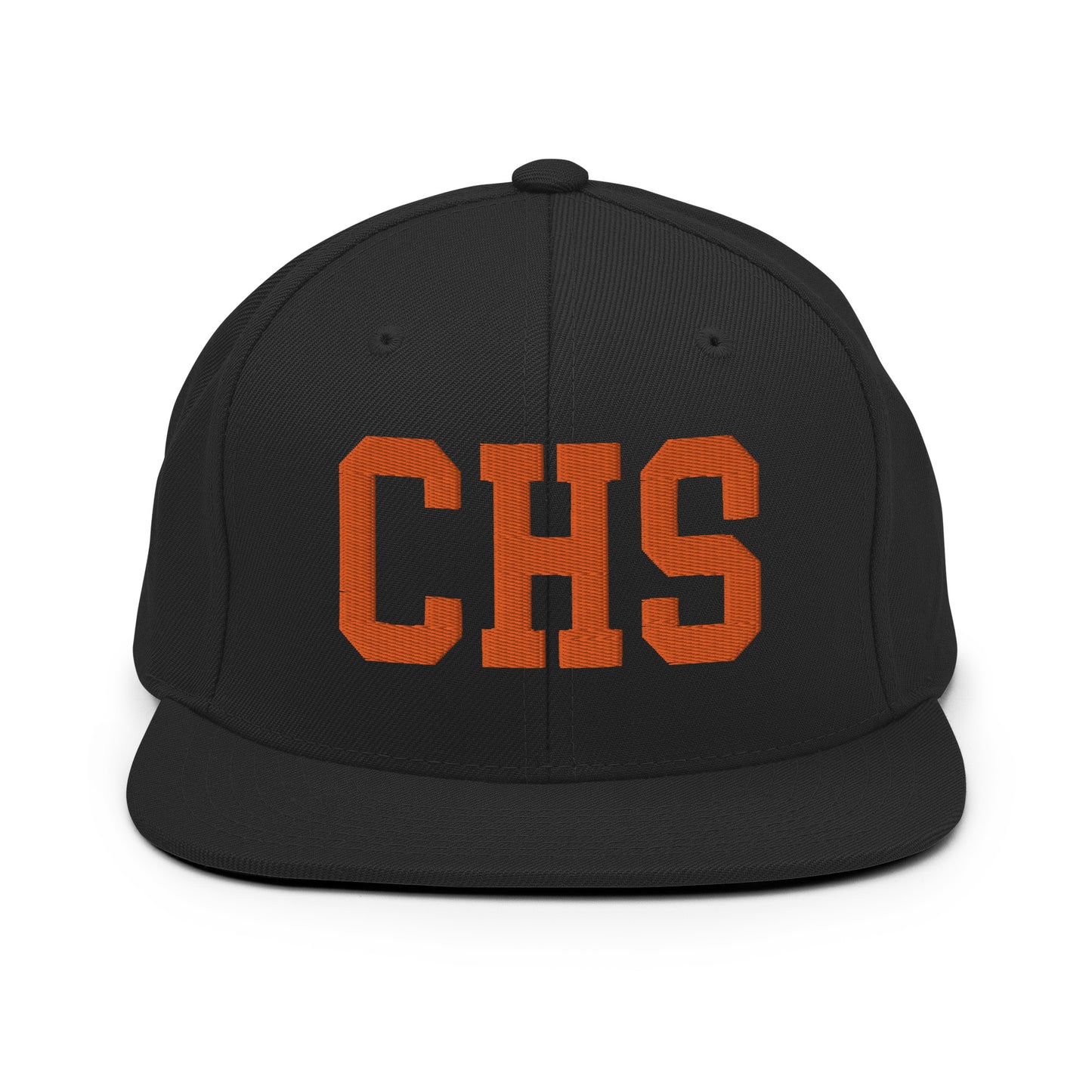 College-Style Classic Snapback Hat • Orange • CHS Charleston • YHM Designs - Image 07