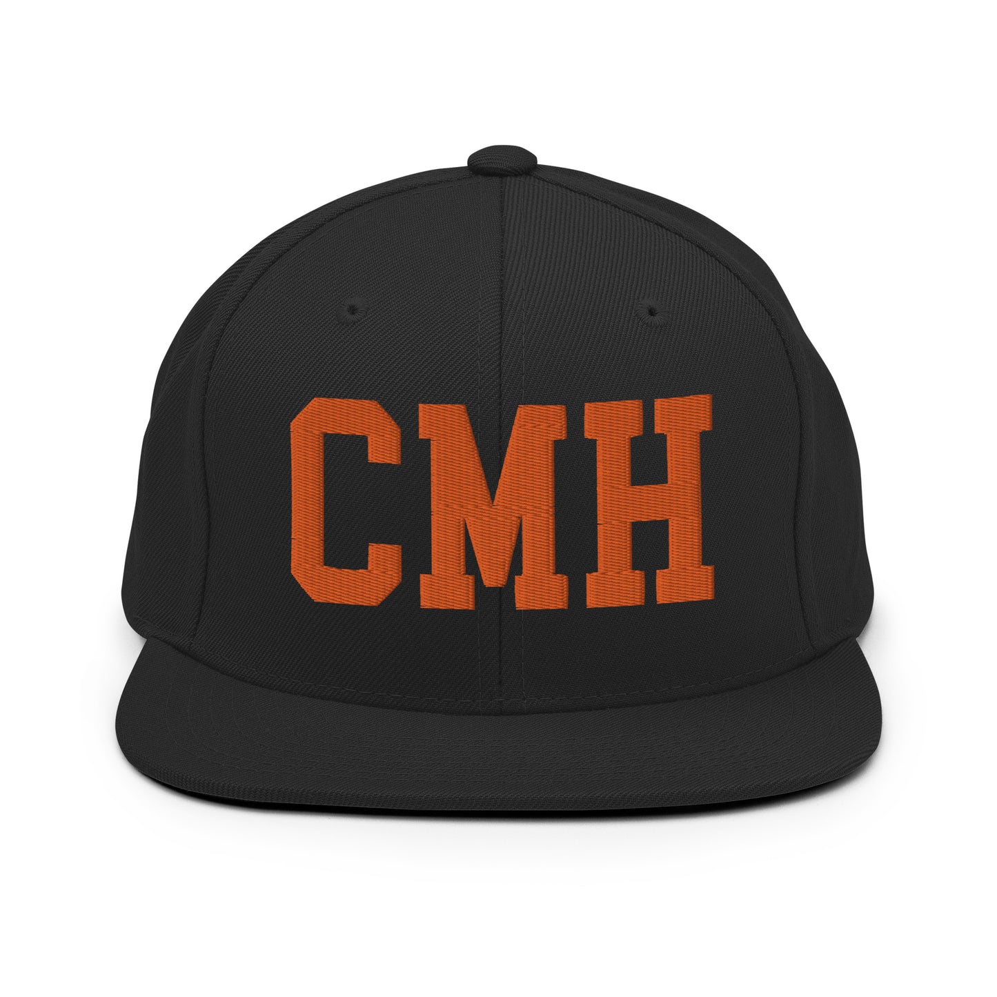 College-Style Classic Snapback Hat • Orange • CMH Columbus • YHM Designs - Image 07
