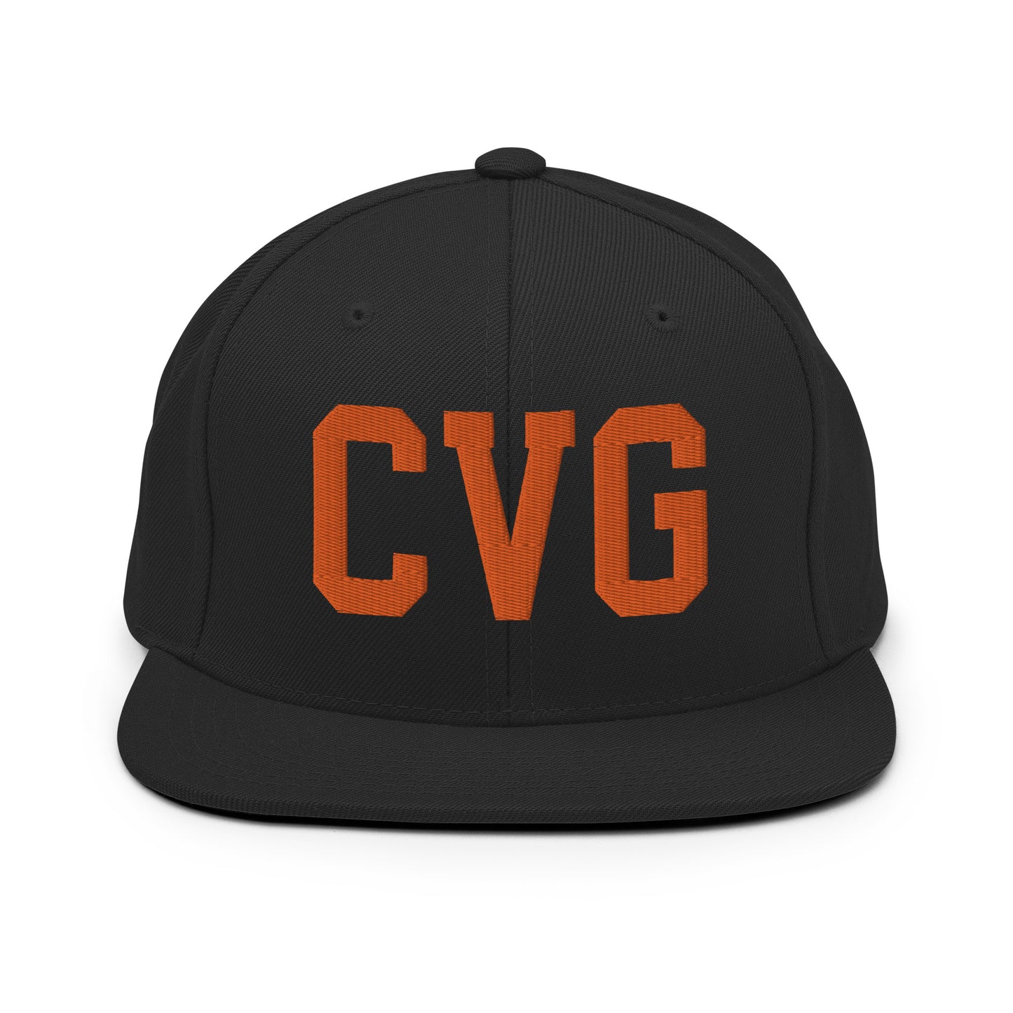 College-Style Classic Snapback Hat • Orange • CVG Cincinnati • YHM Designs - Image 07