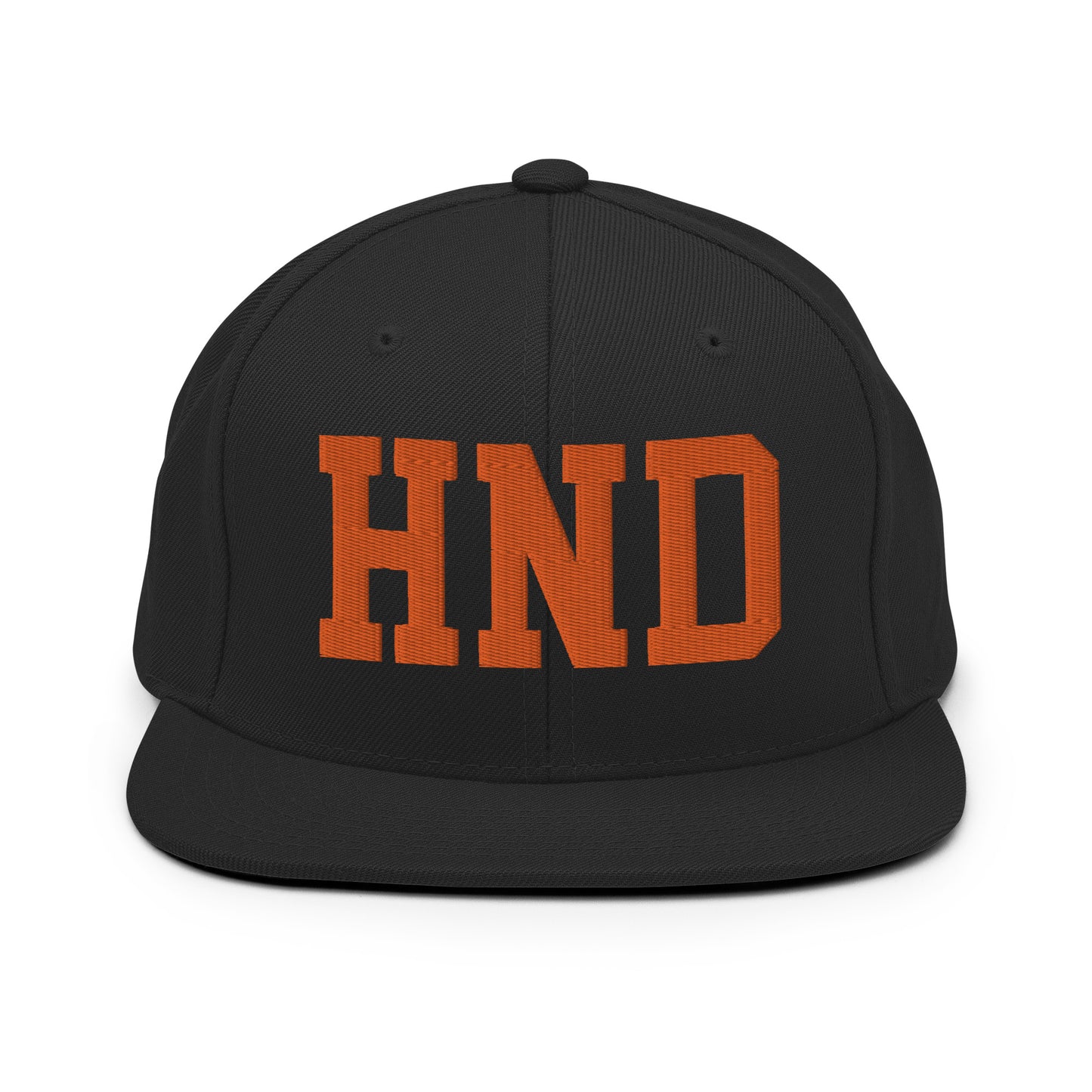 College-Style Classic Snapback Hat • Orange • HND Tokyo • YHM Designs - Image 07