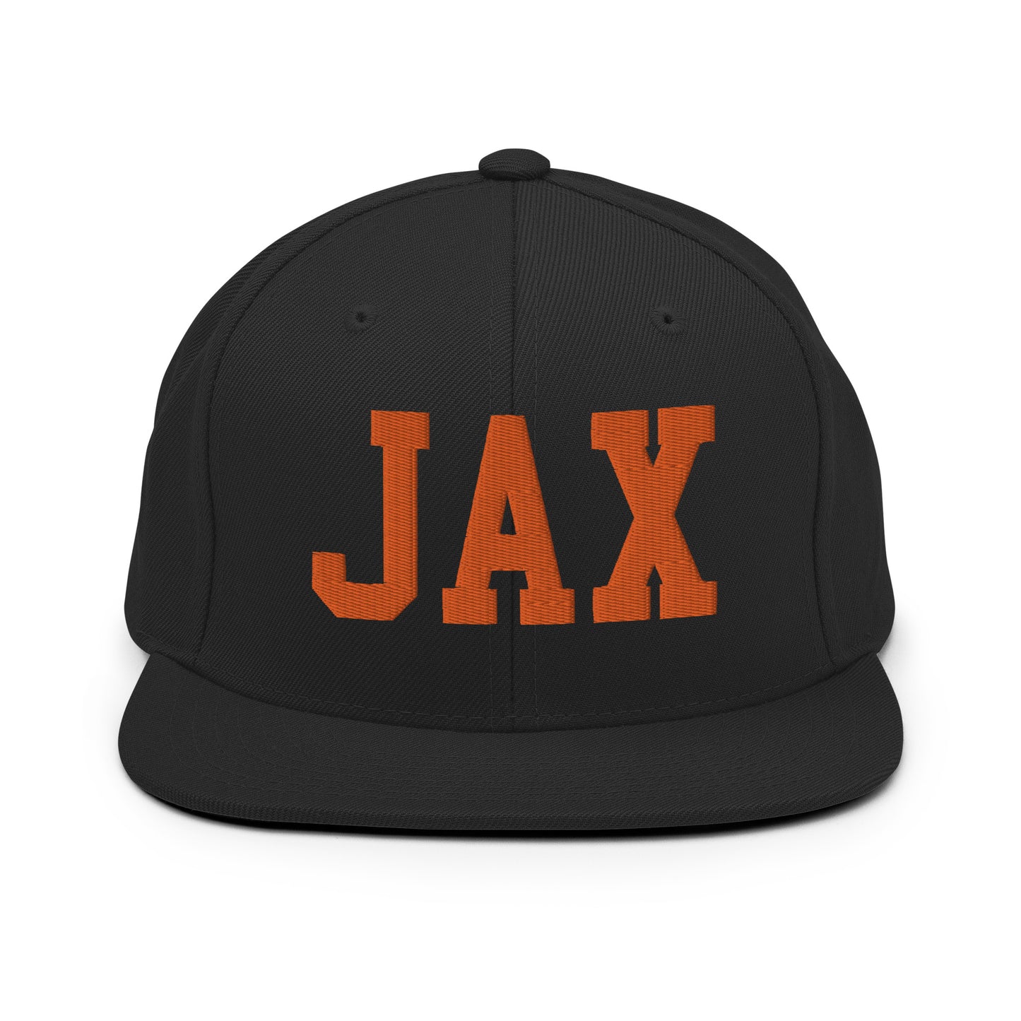 College-Style Classic Snapback Hat • Orange • JAX Jacksonville • YHM Designs - Image 07
