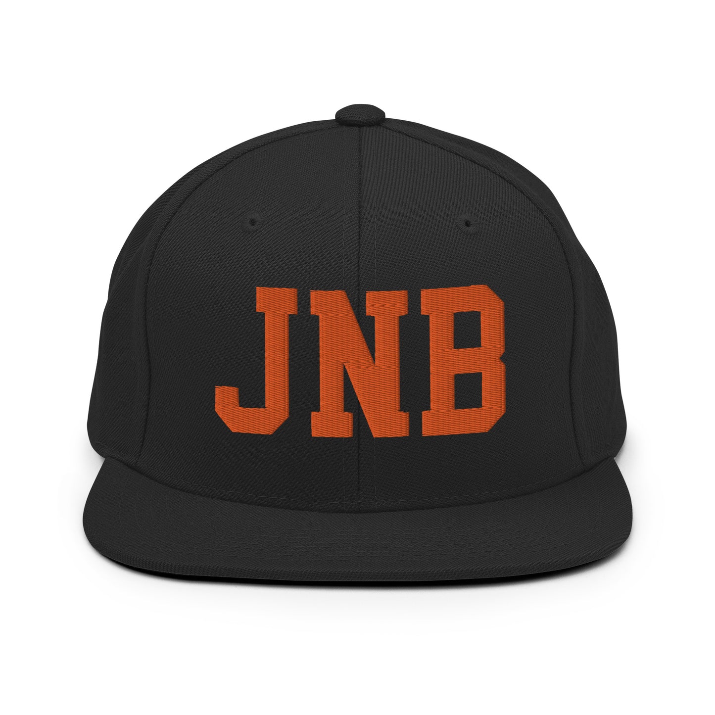 College-Style Classic Snapback Hat • Orange • JNB Johannesburg • YHM Designs - Image 07