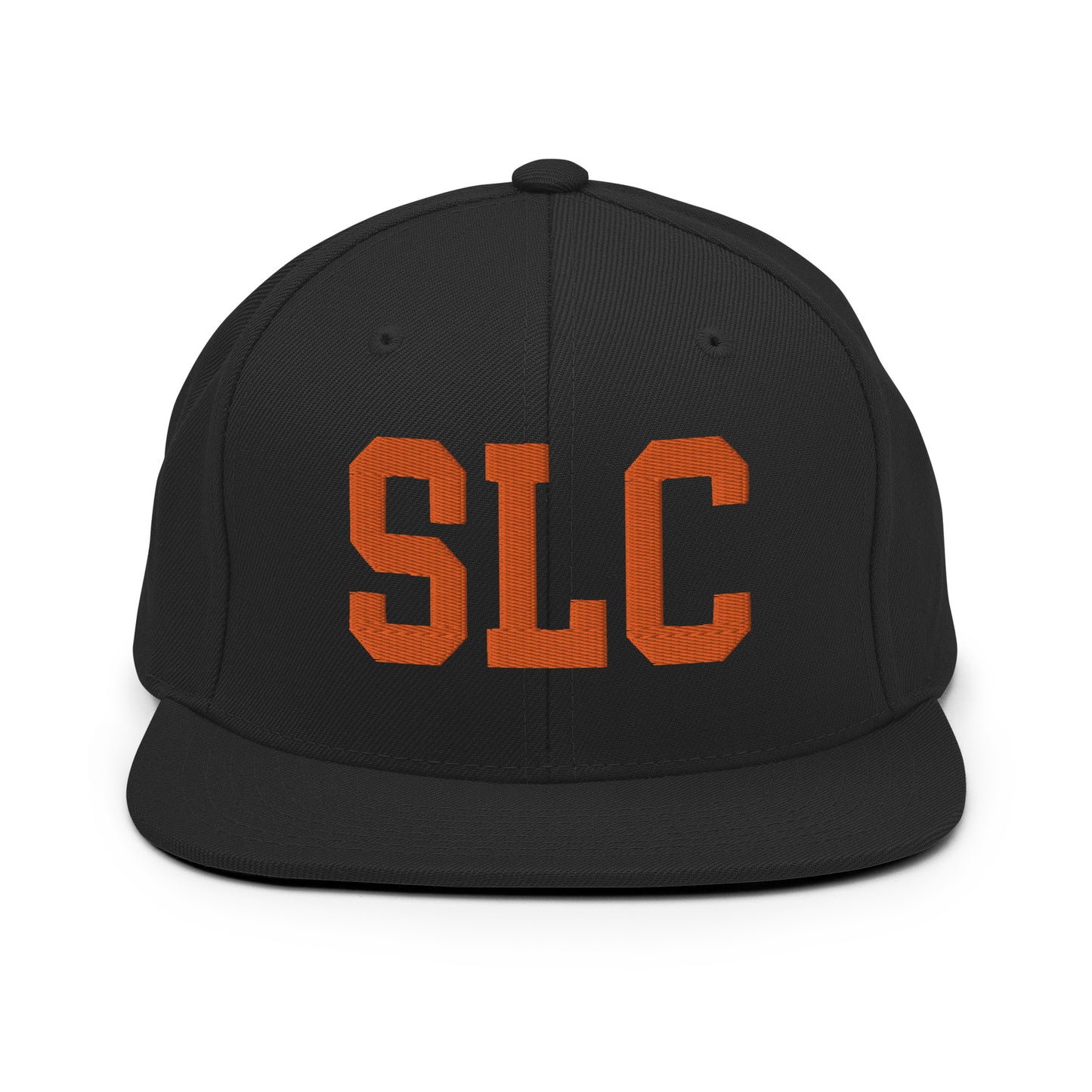 College-Style Classic Snapback Hat • Orange • SLC Salt Lake City • YHM Designs - Image 07