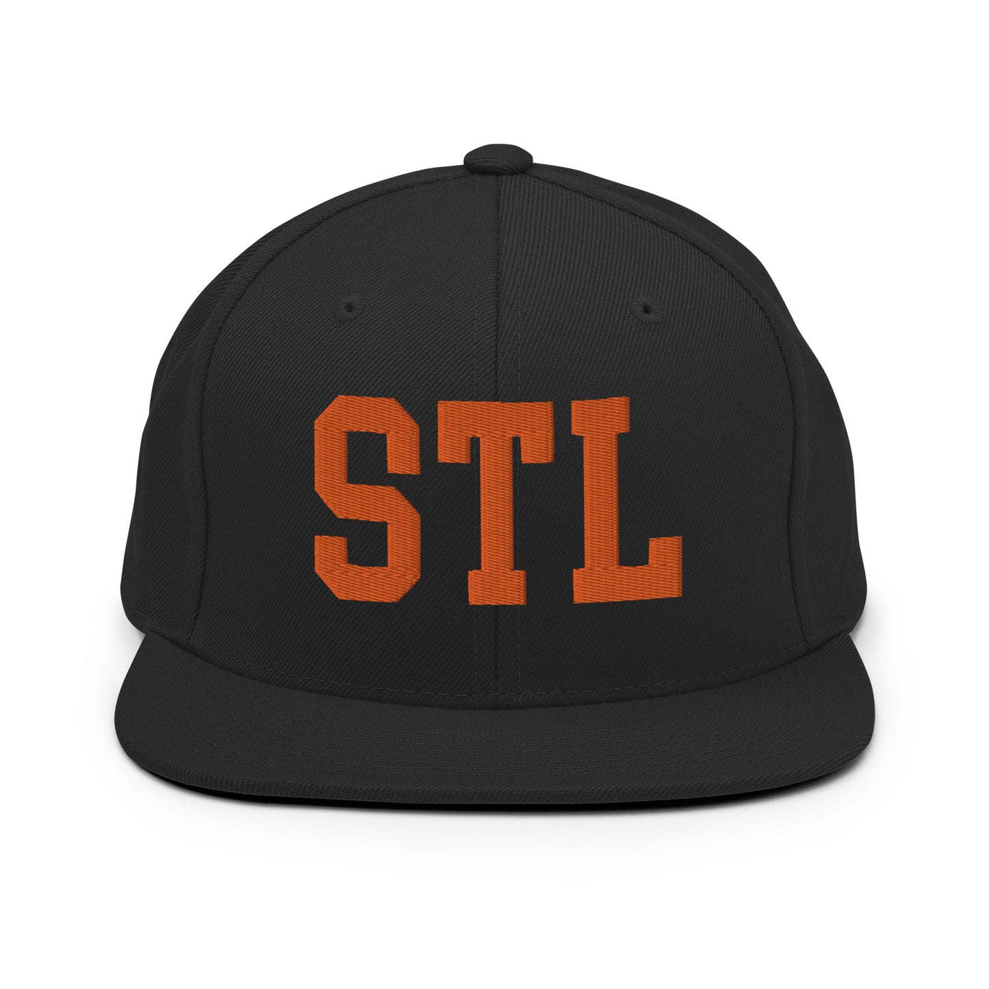 College-Style Classic Snapback Hat • Orange • STL St. Louis • YHM Designs - Image 07