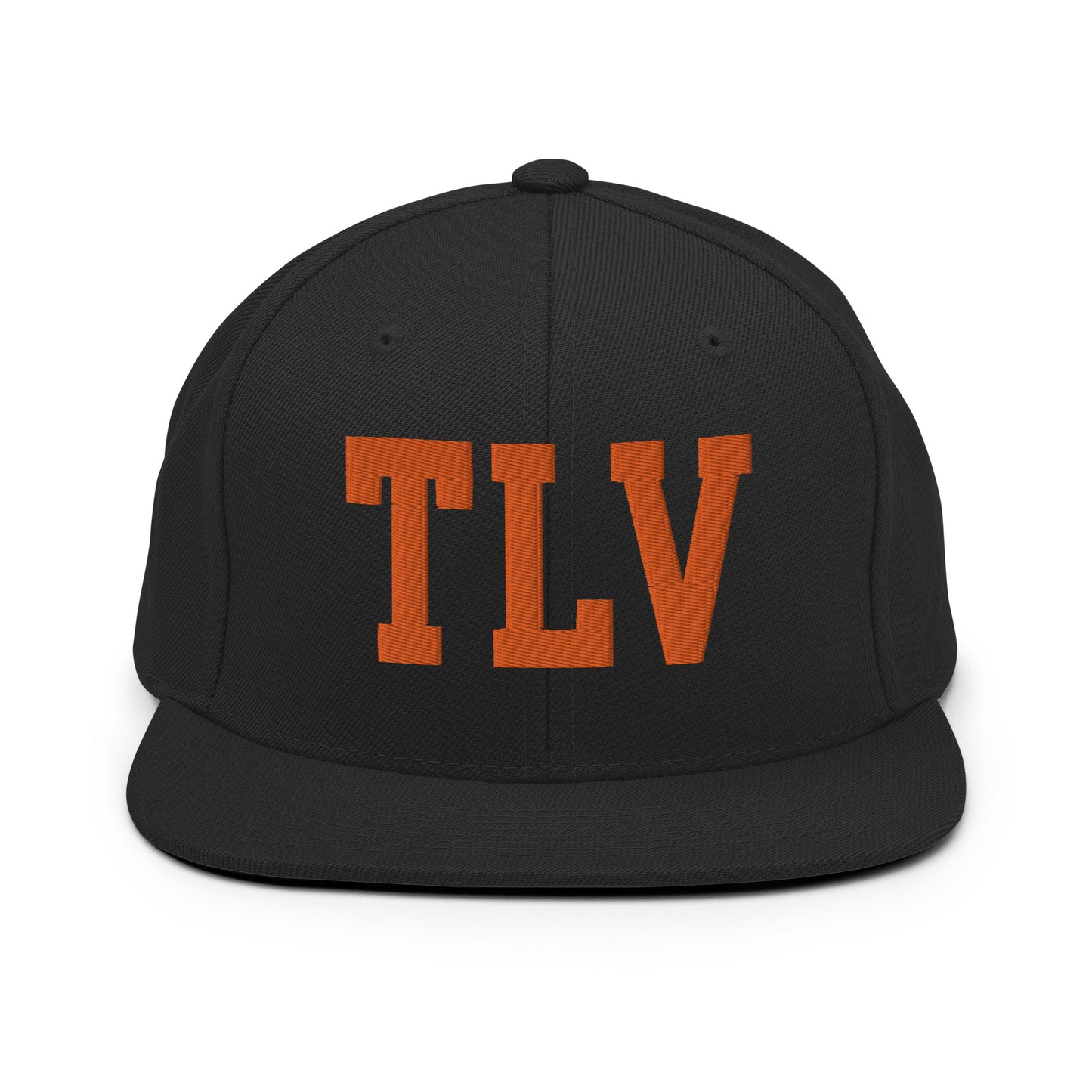 College-Style Classic Snapback Hat • Orange • TLV Tel Aviv • YHM Designs - Image 07