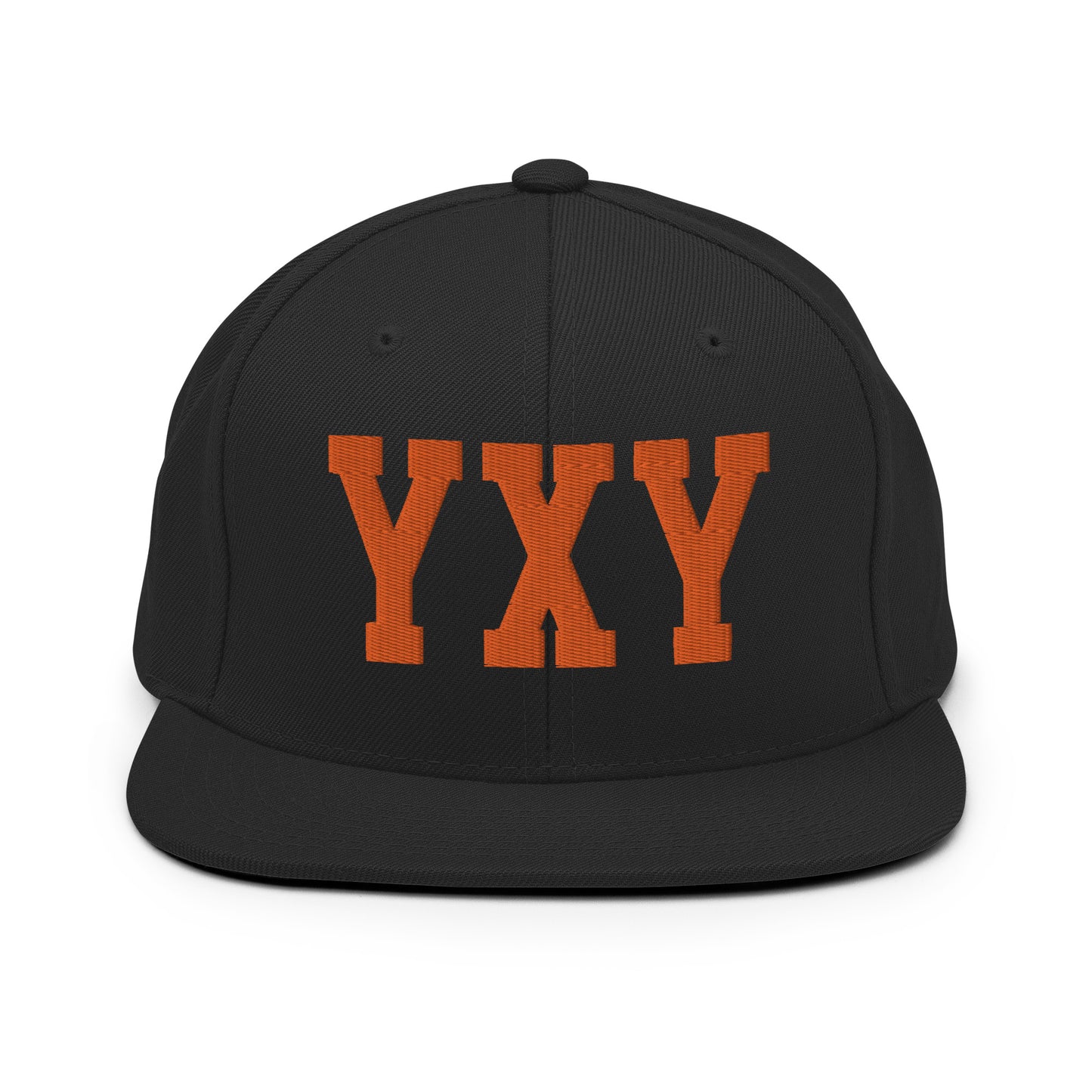 College-Style Classic Snapback Hat • Orange • YXY Whitehorse • YHM Designs - Image 07