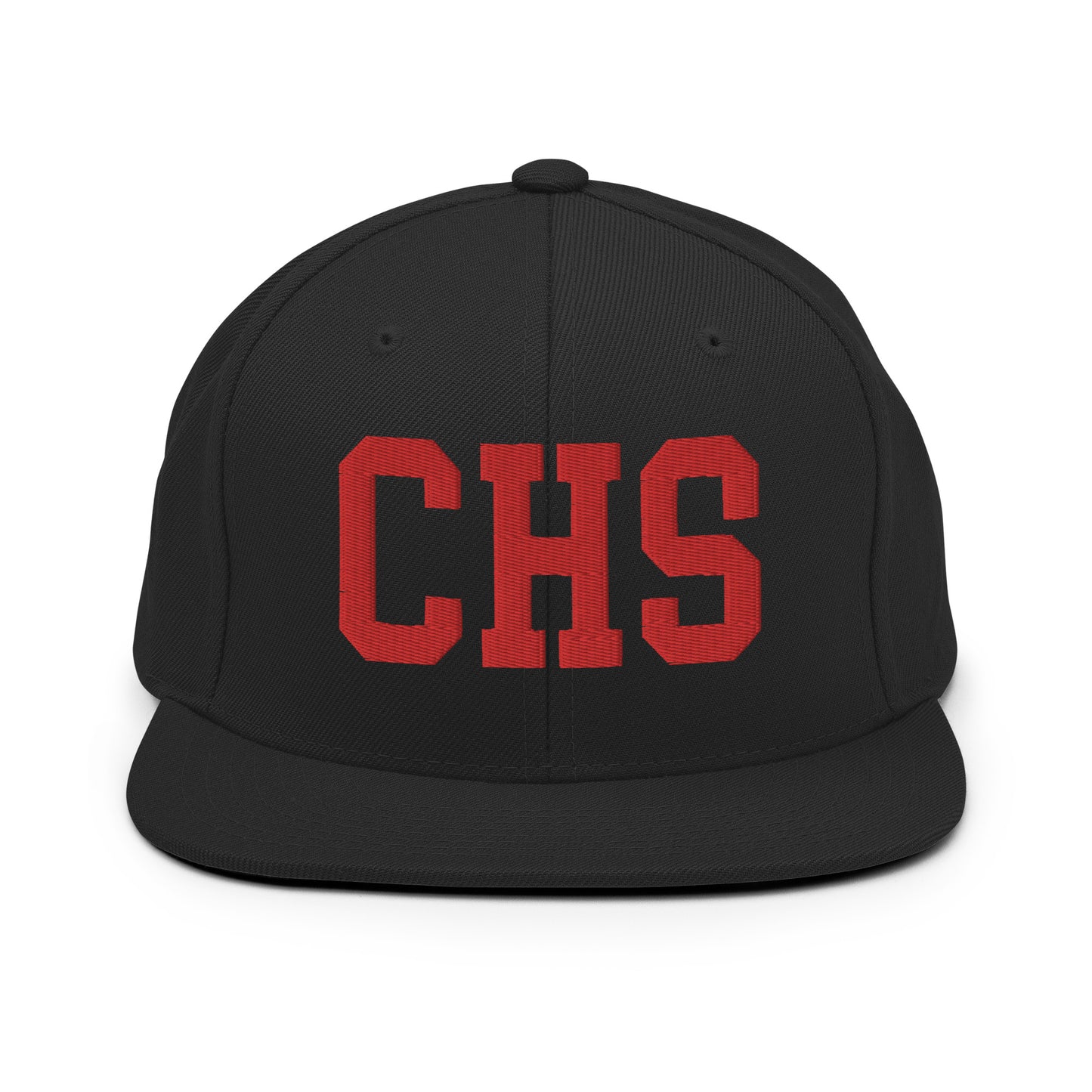 College-Style Classic Snapback Hat • Red • CHS Charleston • YHM Designs - Image 07