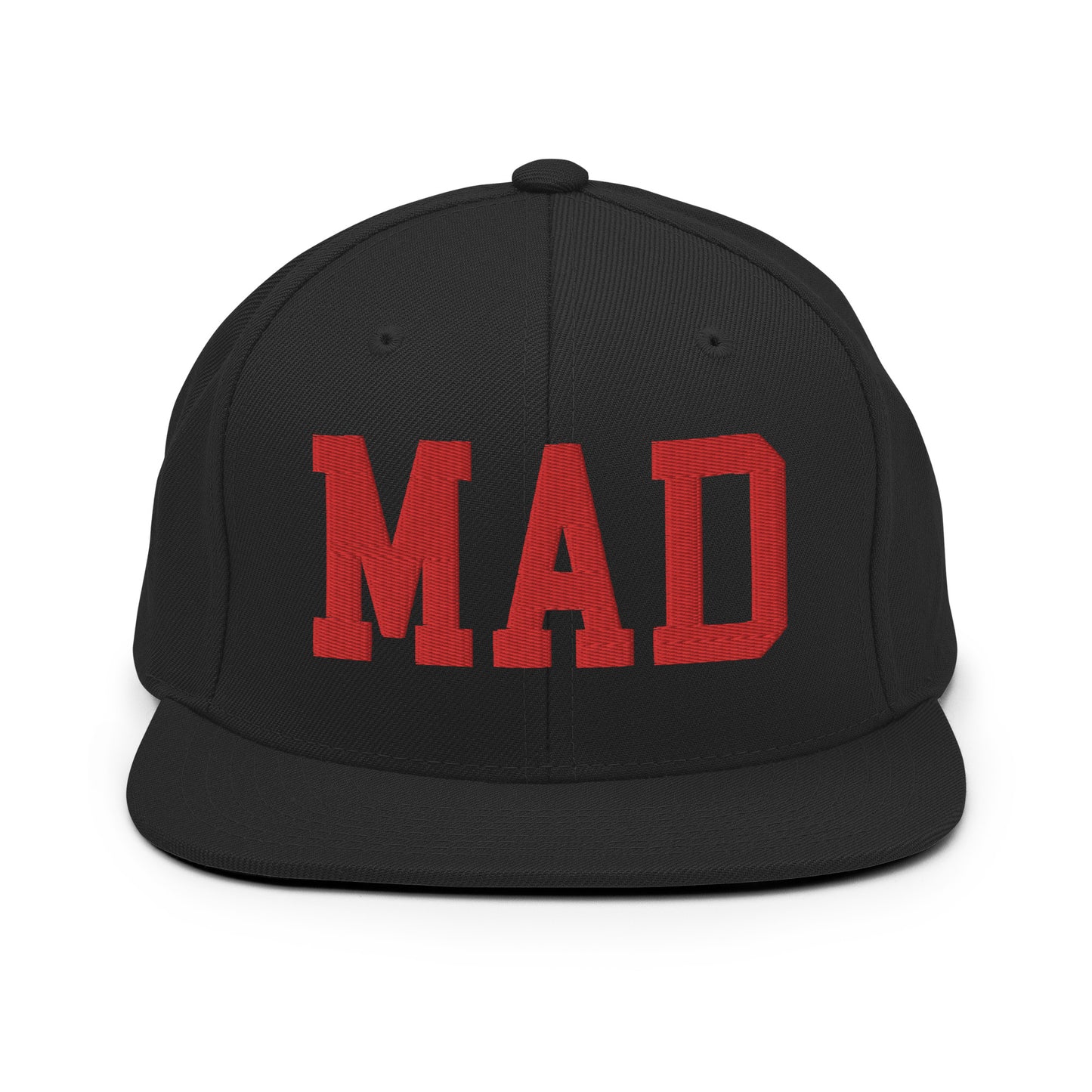 College-Style Classic Snapback Hat • Red • MAD Madrid • YHM Designs - Image 07