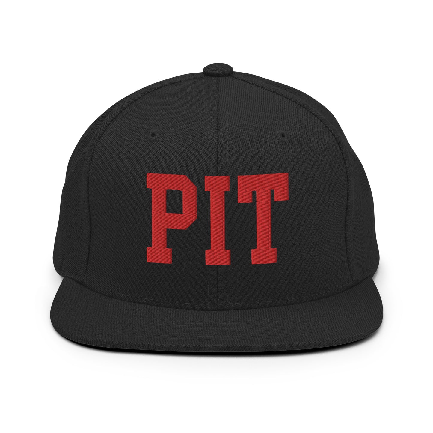 College-Style Classic Snapback Hat • Red • PIT Pittsburgh • YHM Designs - Image 07