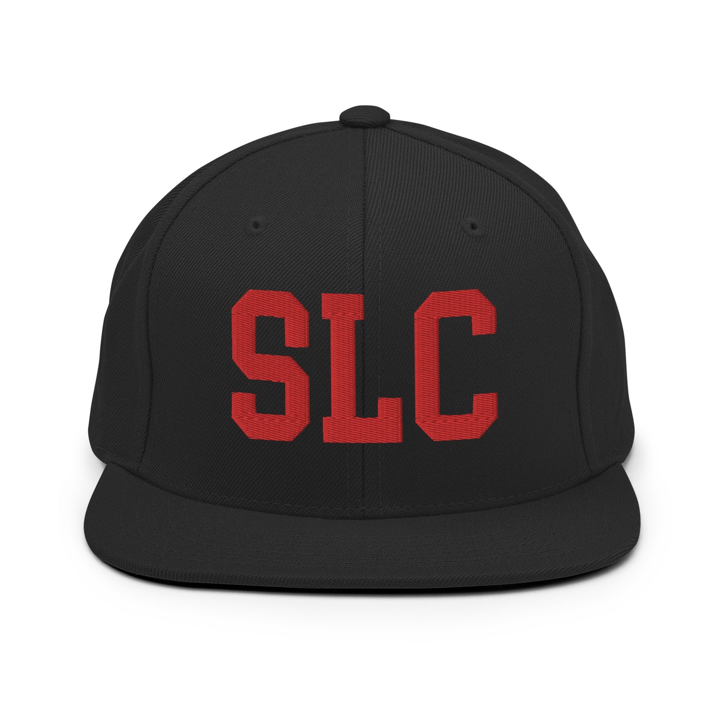 College-Style Classic Snapback Hat • Red • SLC Salt Lake City • YHM Designs - Image 07