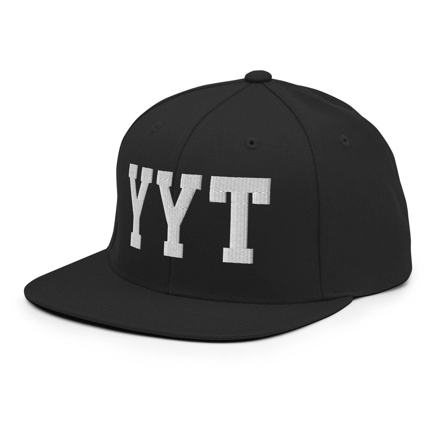 College-Style Classic Snapback Hat • White • YYT St. John's Souvenir • YHM Designs - Image 09