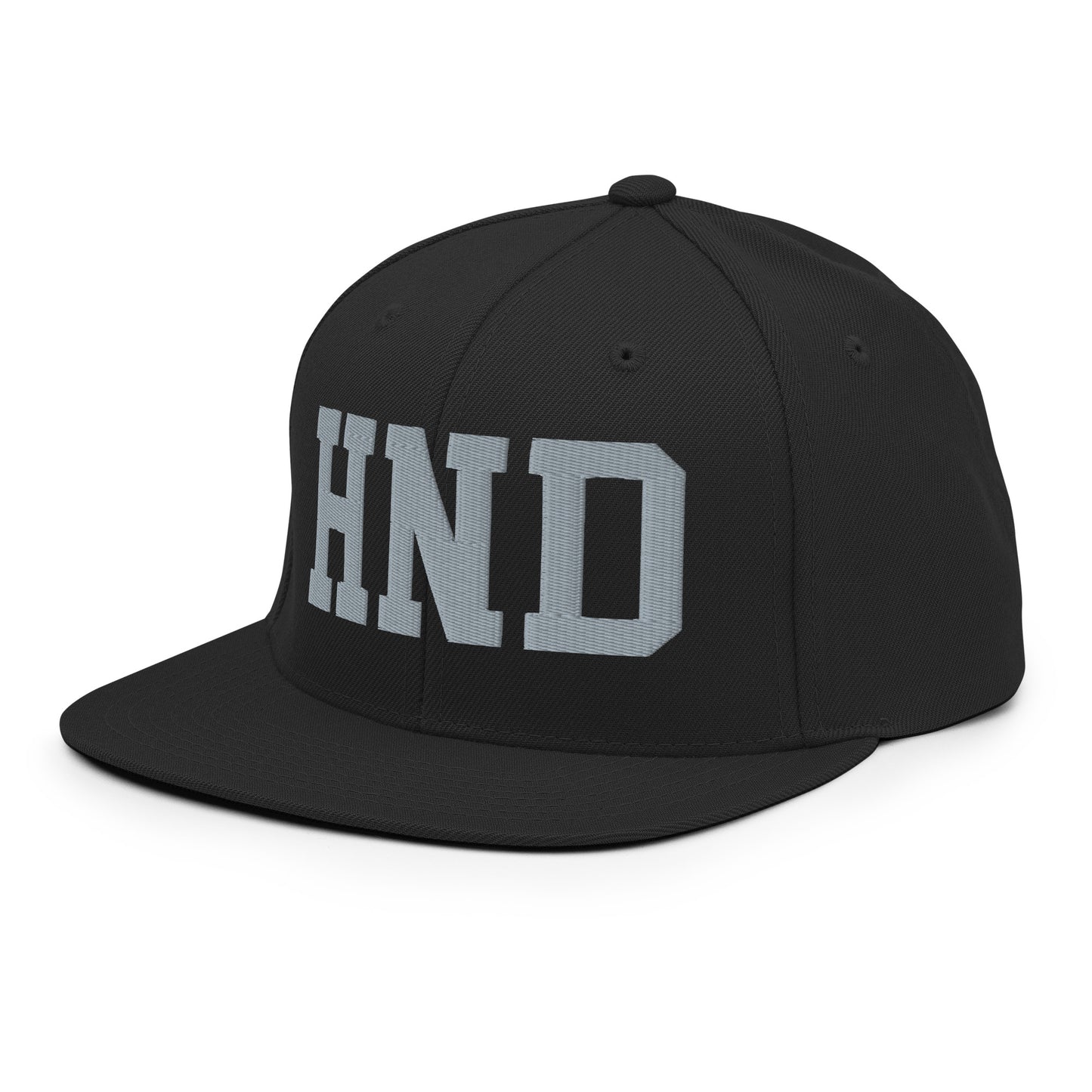 College-Style Classic Snapback Hat • Grey • HND Tokyo • YHM Designs - Image 09
