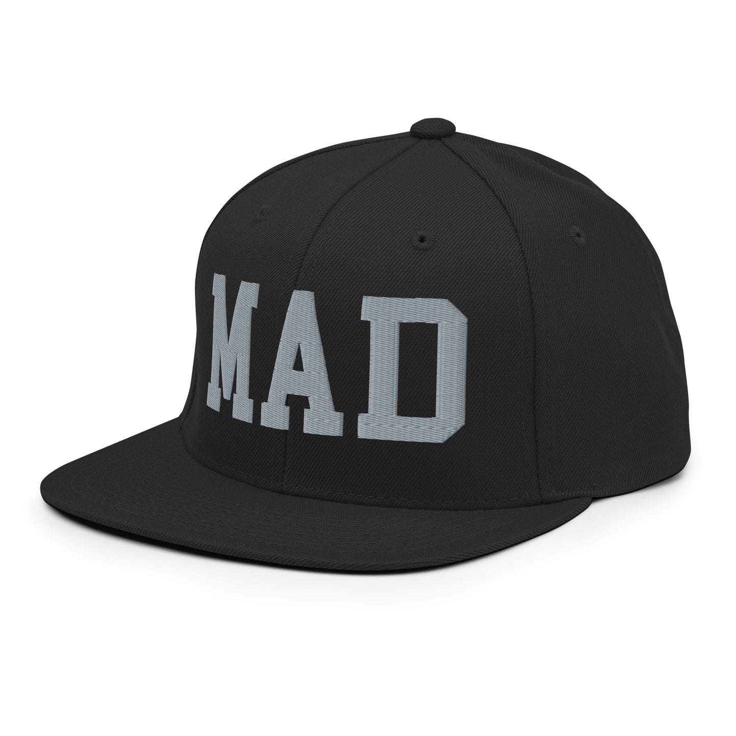 College-Style Classic Snapback Hat • Grey • MAD Madrid • YHM Designs - Image 09