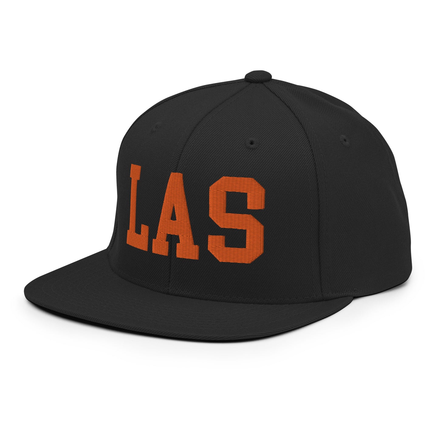 College-Style Classic Snapback Hat • Orange • LAS Las Vegas • YHM Designs - Image 09