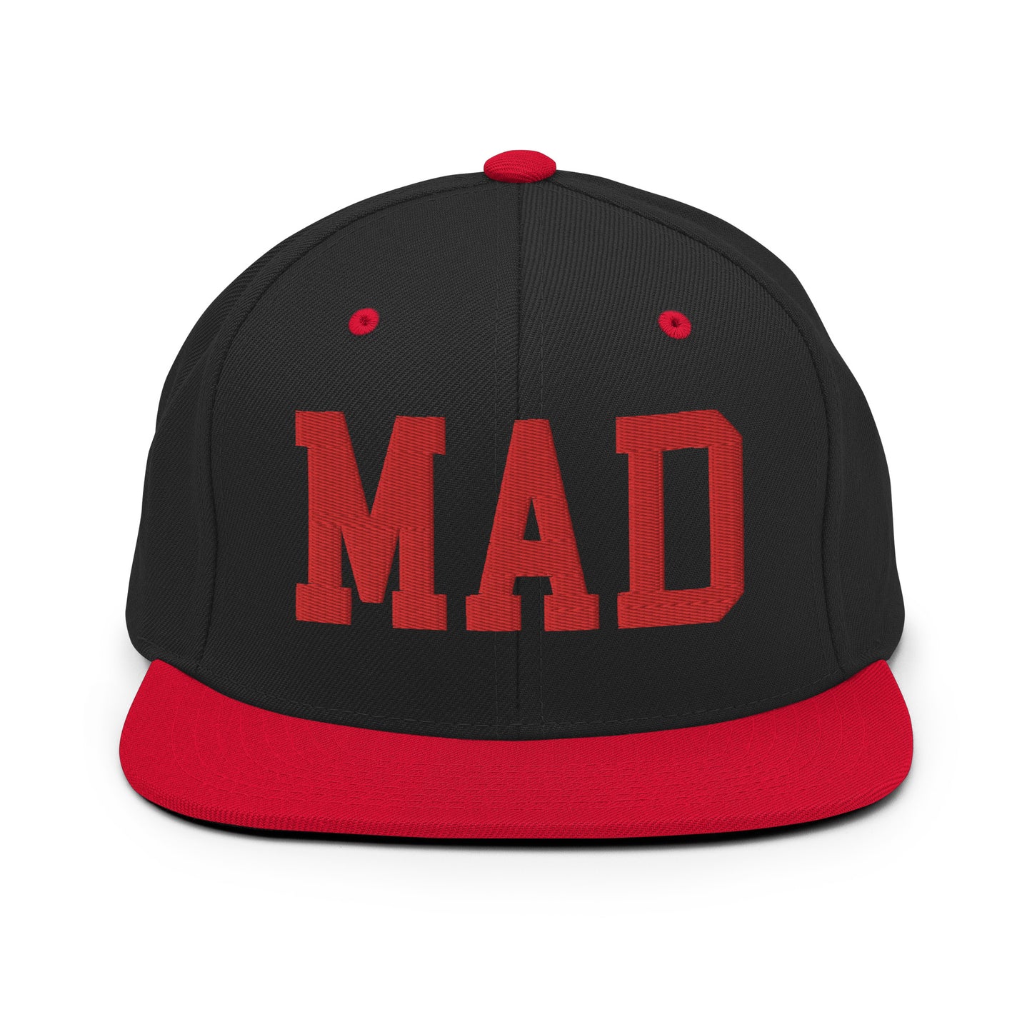 College-Style Classic Snapback Hat • Red • MAD Madrid • YHM Designs - Image 11