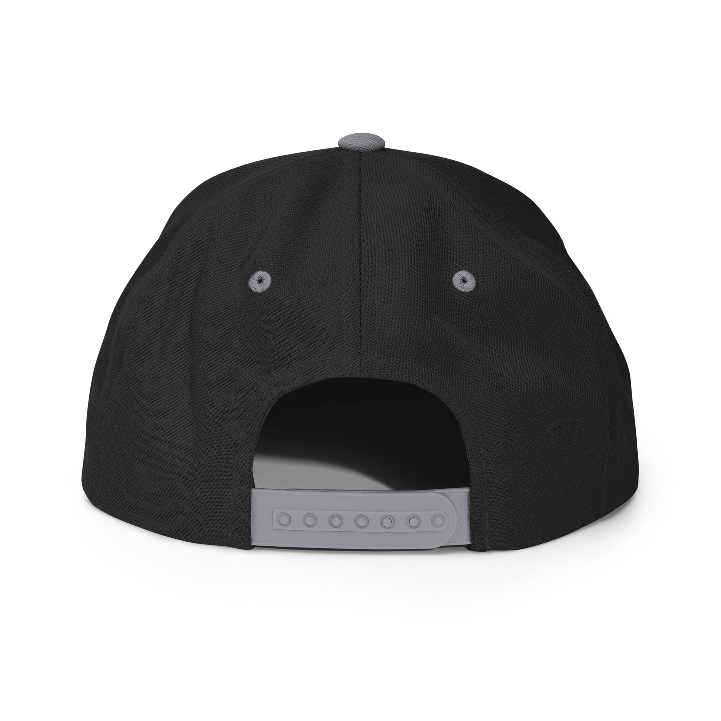 College-Style Classic Snapback Hat • Grey • PEK Beijing • YHM Designs - Image 12
