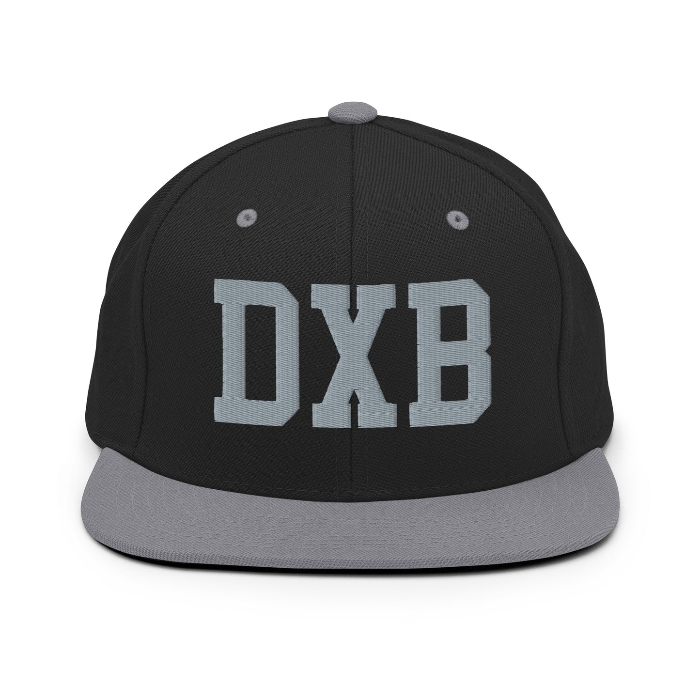 College-Style Classic Snapback Hat • Grey • DXB Dubai • YHM Designs - Image 11