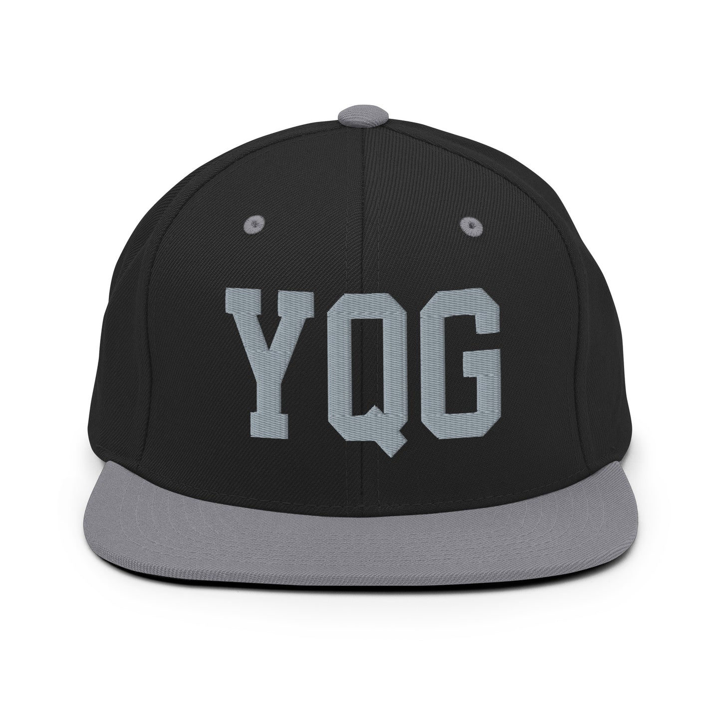College-Style Classic Snapback Hat • Grey • YQG Windsor Souvenir • YHM Designs - Image 11