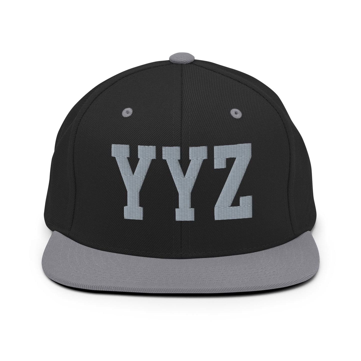 College-Style Classic Snapback Hat • Grey • YYZ Toronto Souvenir • YHM Designs - Image 11