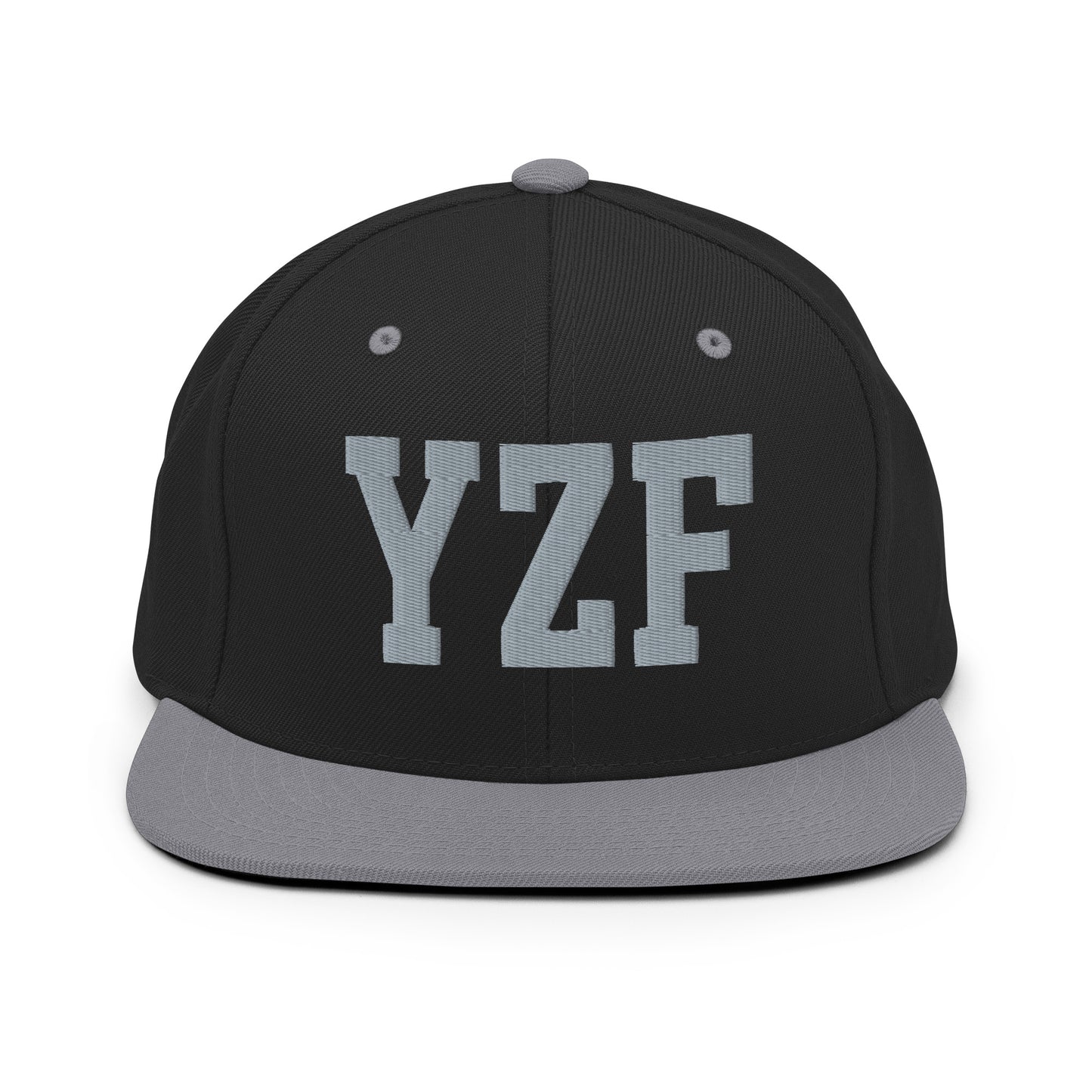College-Style Classic Snapback Hat • Grey • YZF Yellowknife Souvenir • YHM Designs - Image 11