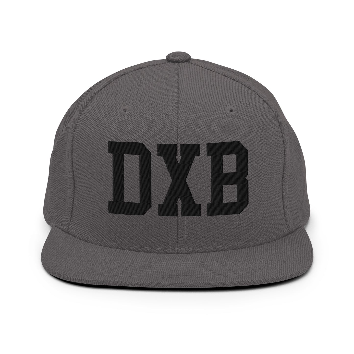 College-Style Classic Snapback Hat • Black • DXB Dubai • YHM Designs - Image 15