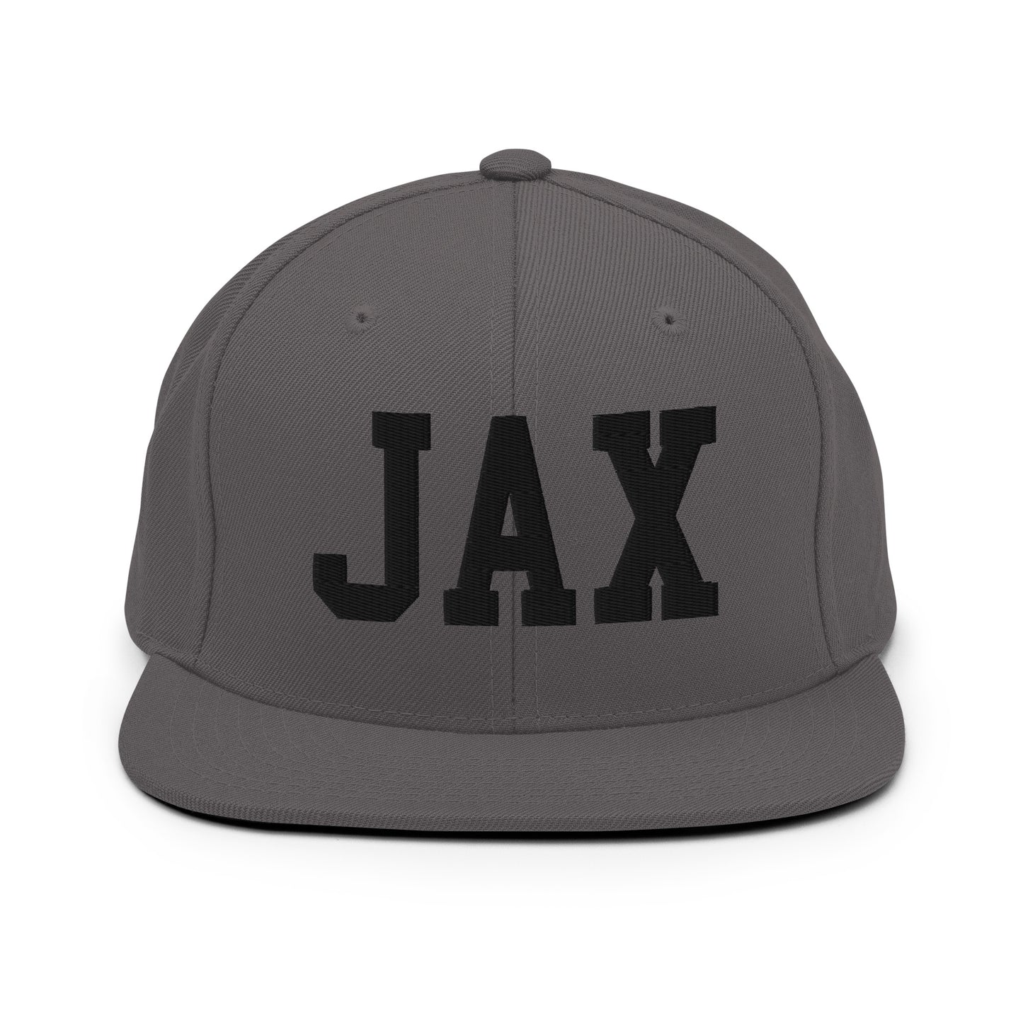 College-Style Classic Snapback Hat • Black • JAX Jacksonville Souvenir • YHM Designs - Image 15